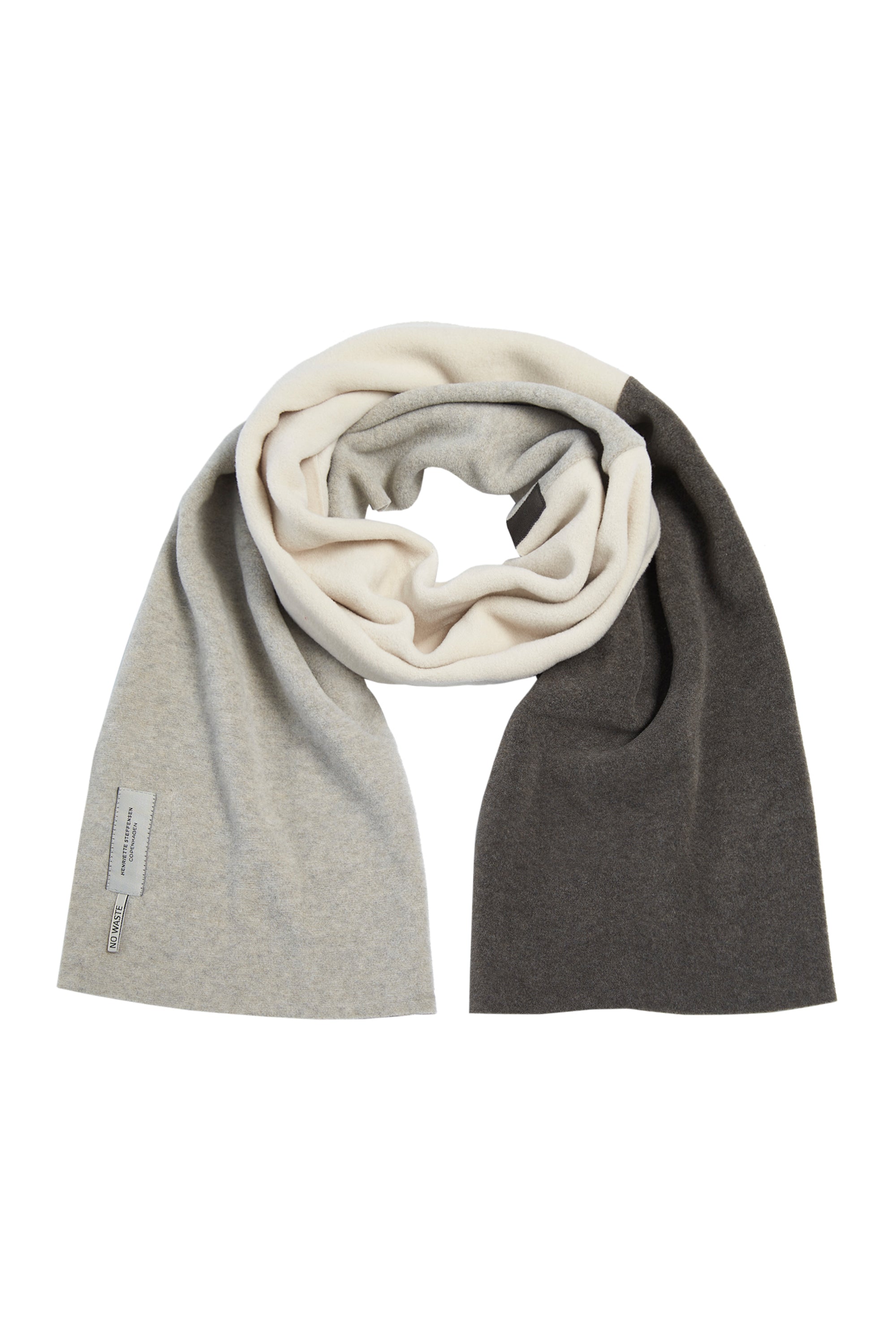 HENRIETTE STEFFENSEN COPENHAGEN NO WASTE TØRKLÆDE - 4063NW SCARFS BARK/KIT/SAND 645