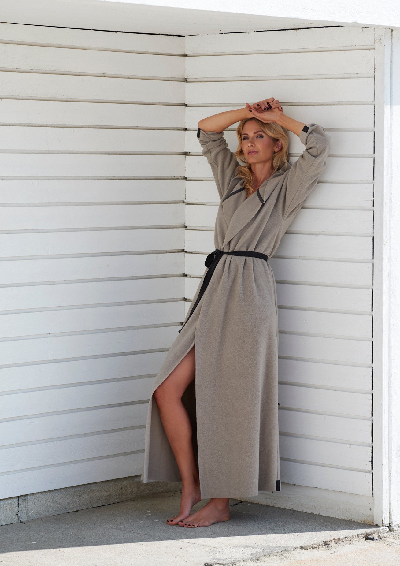 HENRIETTE STEFFENSEN COPENHAGEN BADEKÅBE - 6018 BATHROBES SAND 805