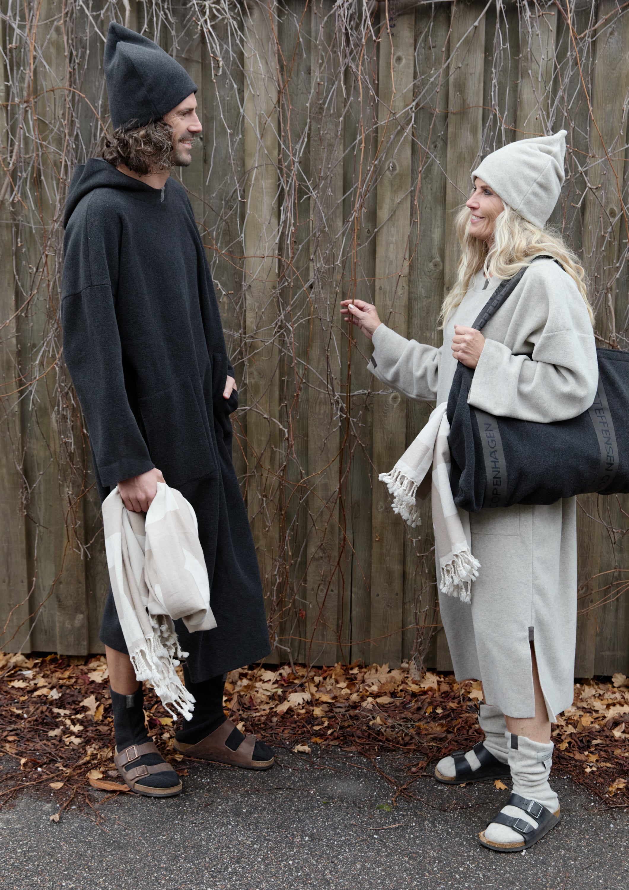 HENRIETTE STEFFENSEN COPENHAGEN BADEPONCHO DAME - 4096 PONCHOS SAND 805