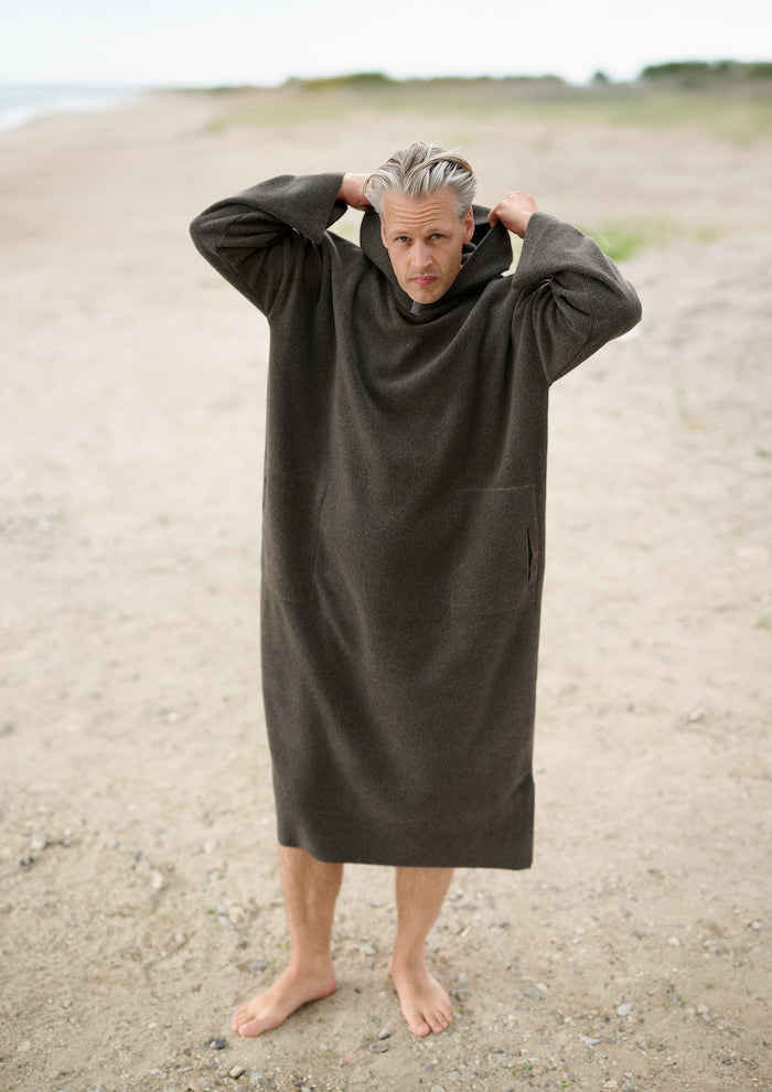 CARL BY STEFFENSEN COPENHAGEN BADEPONCHO MÆND - 4097 PONCHOS BARK 320