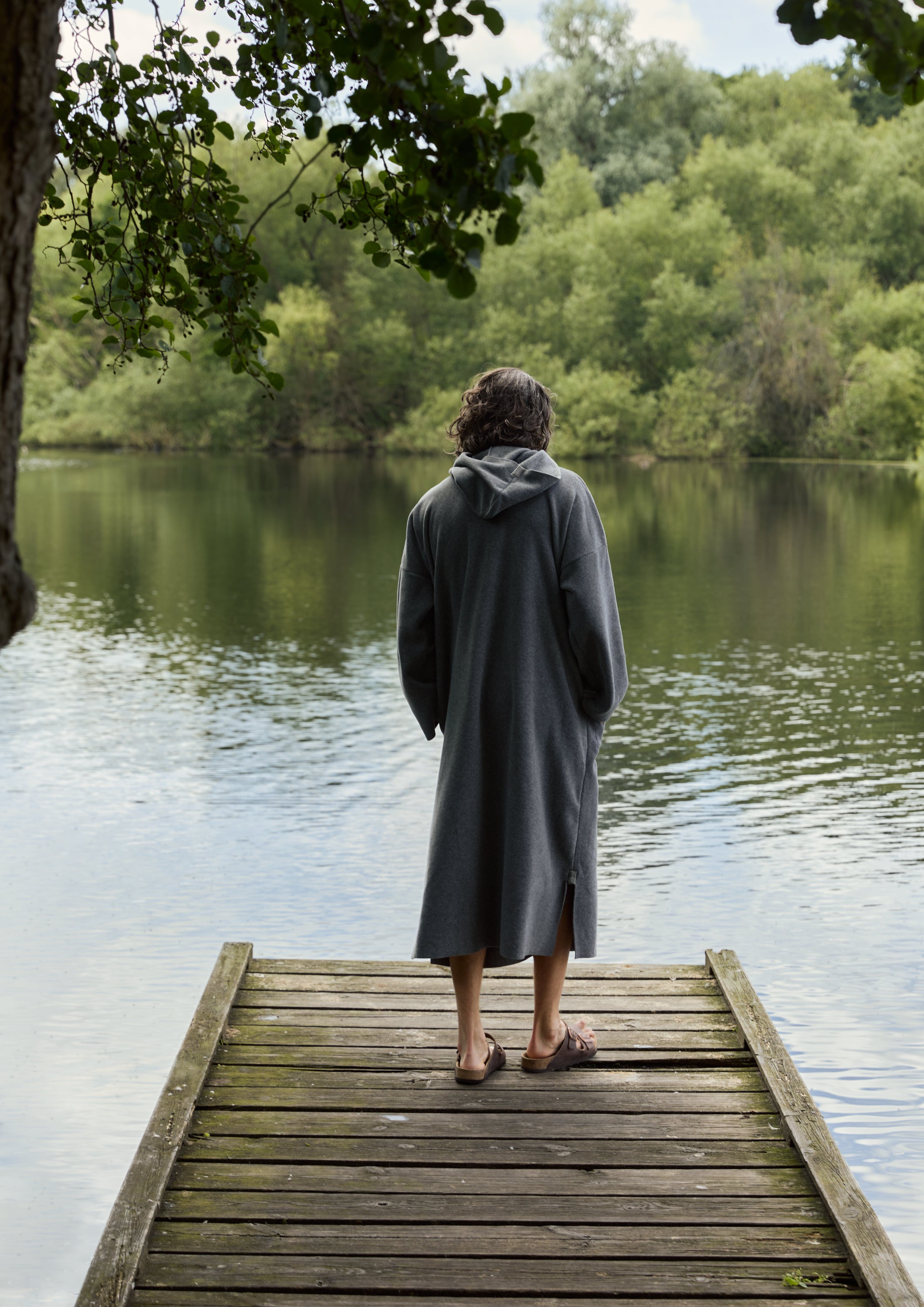 CARL BY STEFFENSEN COPENHAGEN BADEPONCHO MÆND - 4097 PONCHOS GREY 905