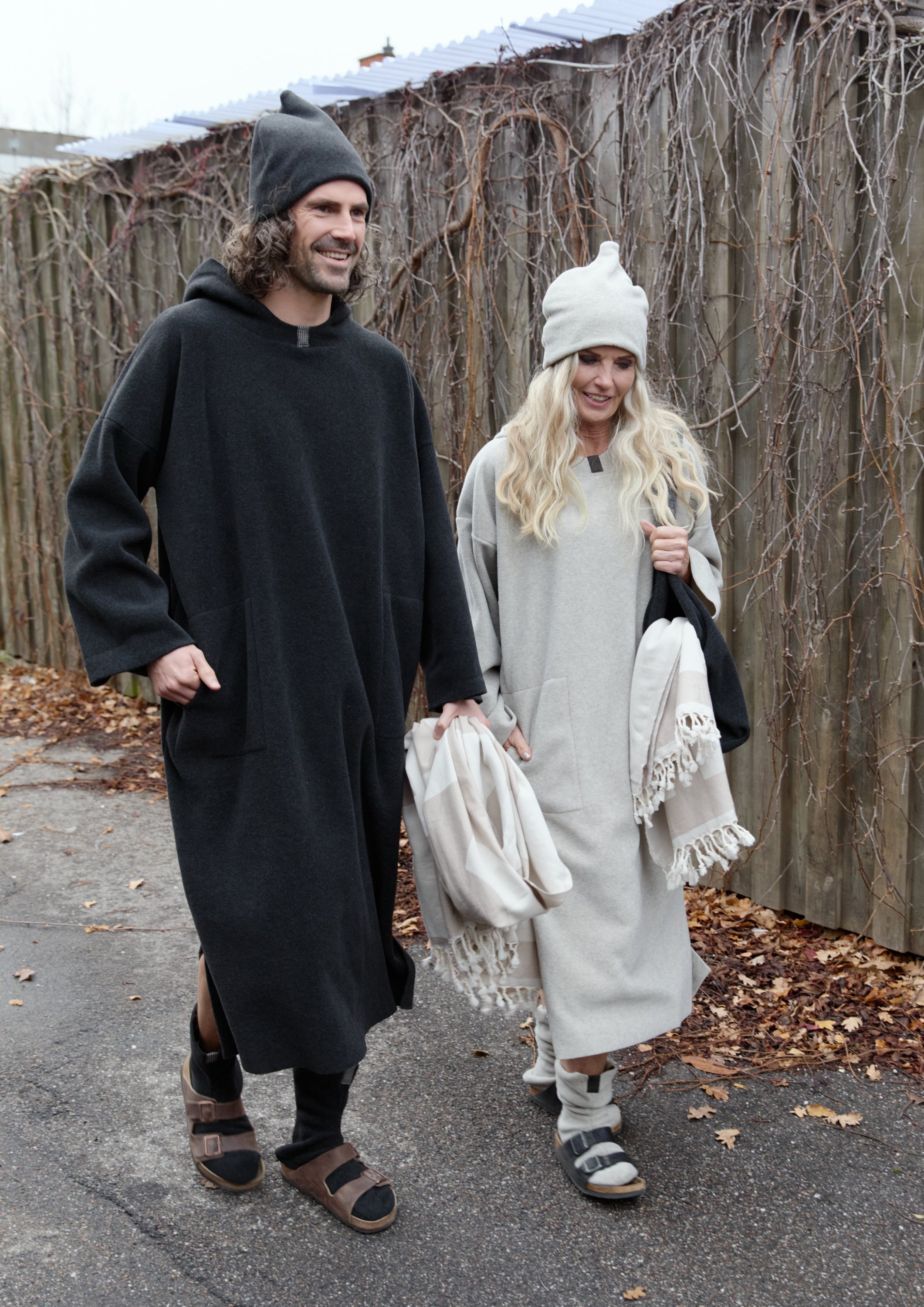 CARL BY STEFFENSEN COPENHAGEN BADEPONCHO MÆND - 4097 PONCHOS SOFT BLACK 914