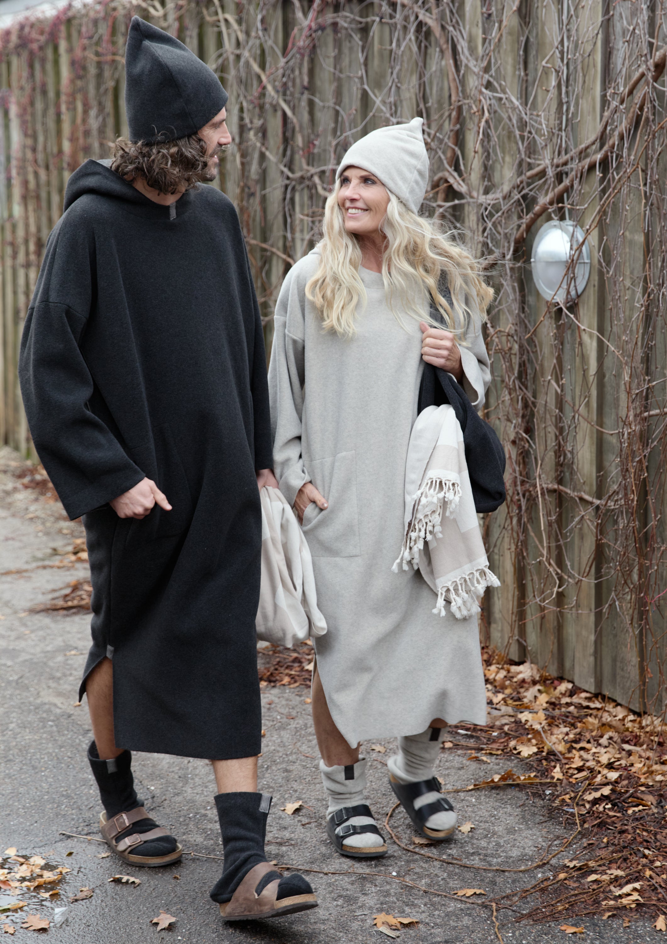 CARL BY STEFFENSEN COPENHAGEN BADEPONCHO MÆND - 4097 PONCHOS SOFT BLACK 914