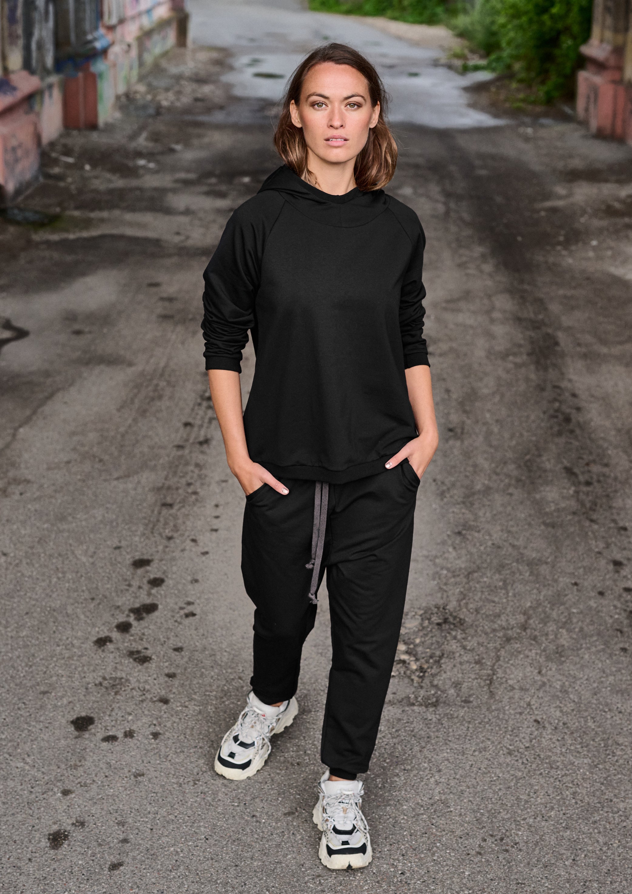 HENRIETTE STEFFENSEN COPENHAGEN BAGGY BUKSER - 72305 BUKSER BLACK 900