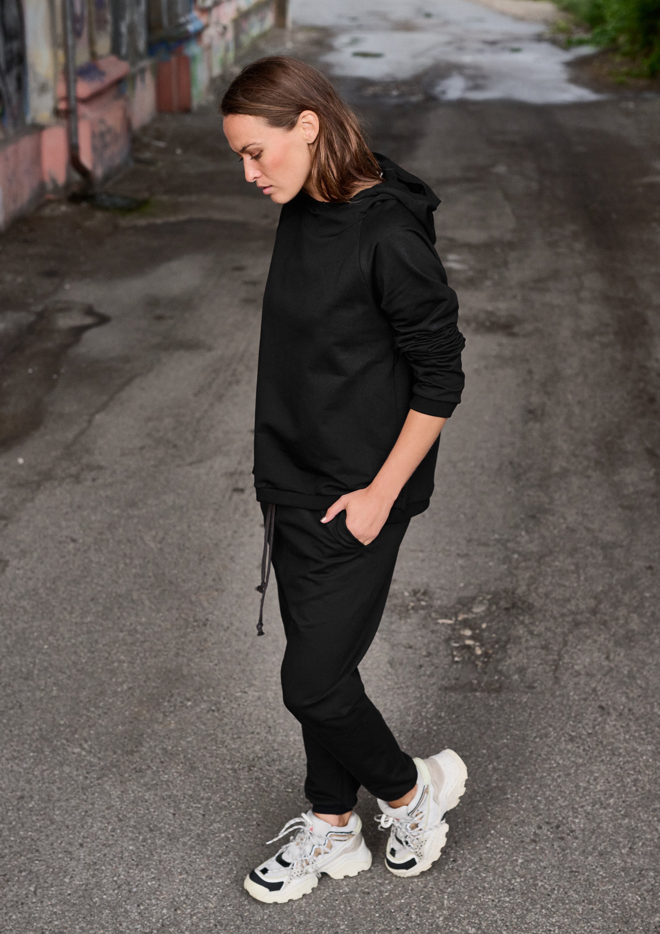 HENRIETTE STEFFENSEN COPENHAGEN BAGGY BUKSER - 72305 BUKSER BLACK 900