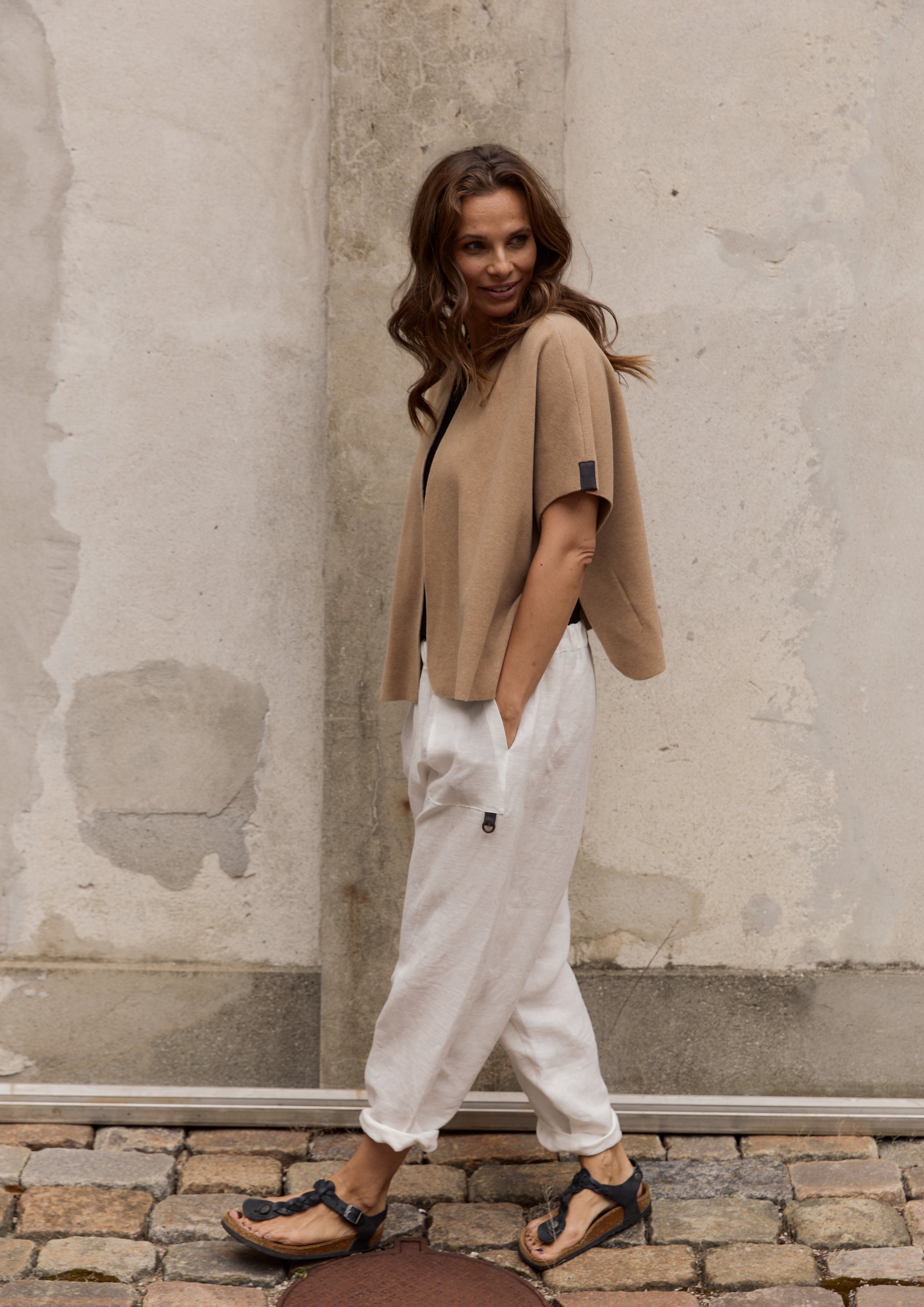 HENRIETTE STEFFENSEN COPENHAGEN BAGGY BUKSER - 82002 BUKSER IVORY 888