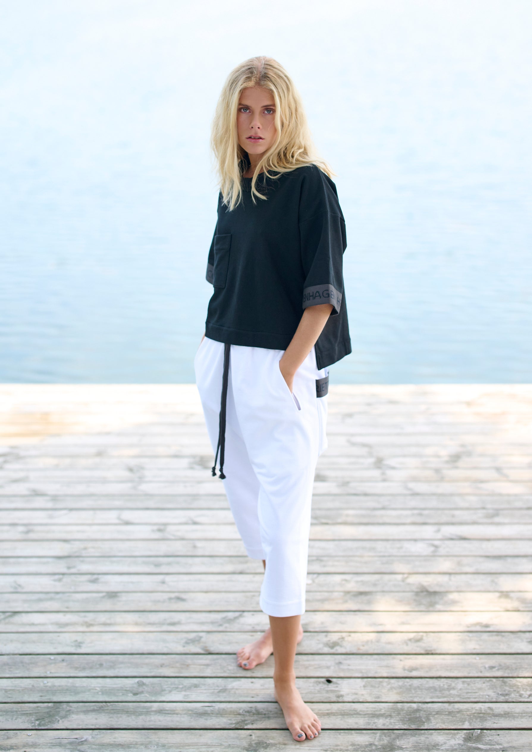 HENRIETTE STEFFENSEN COPENHAGEN BAGGY SHORTS - 72301 BUKSER WHITE 816