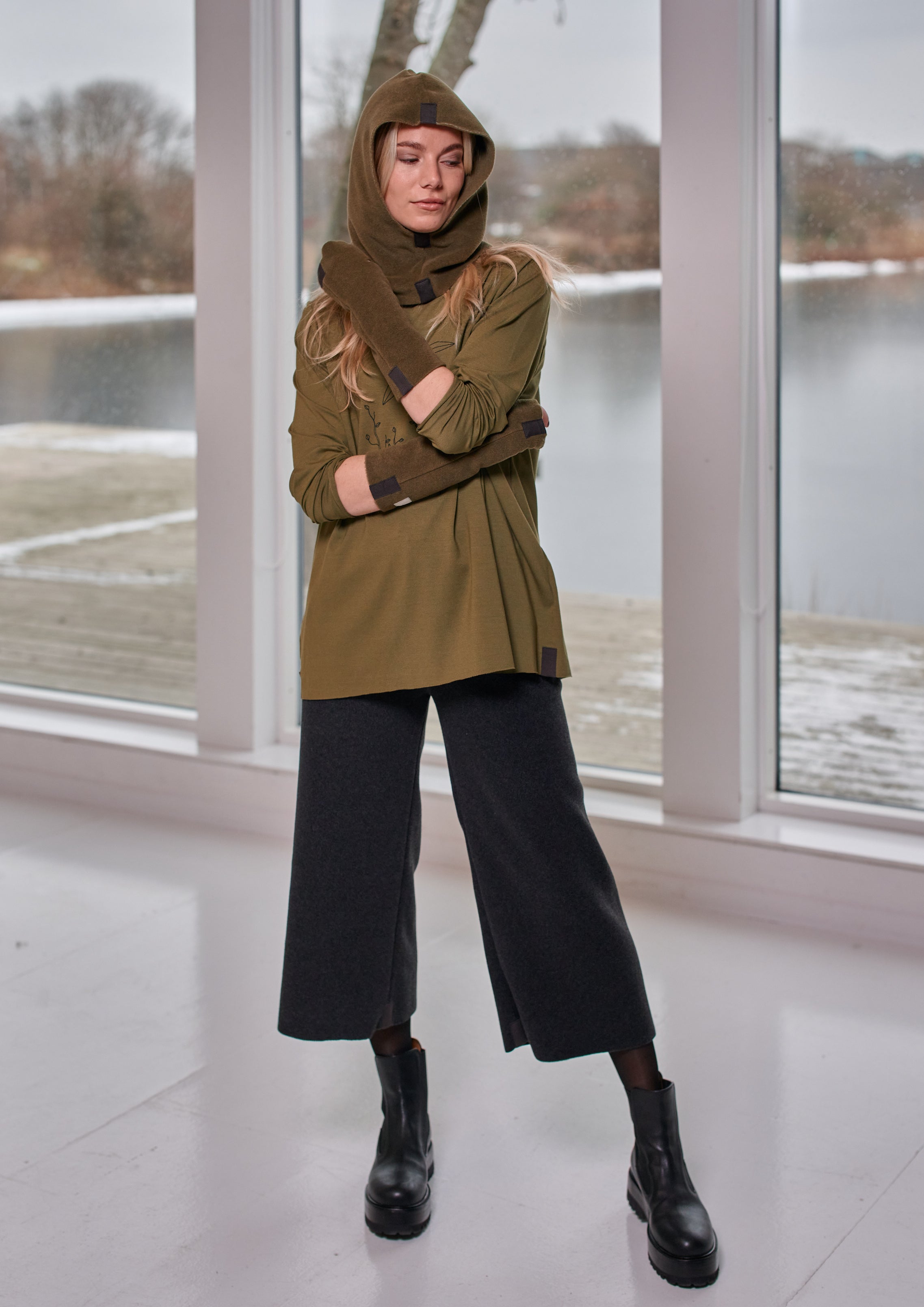 HENRIETTE STEFFENSEN COPENHAGEN BALACLAVA - 4106 HATS MOSS 611