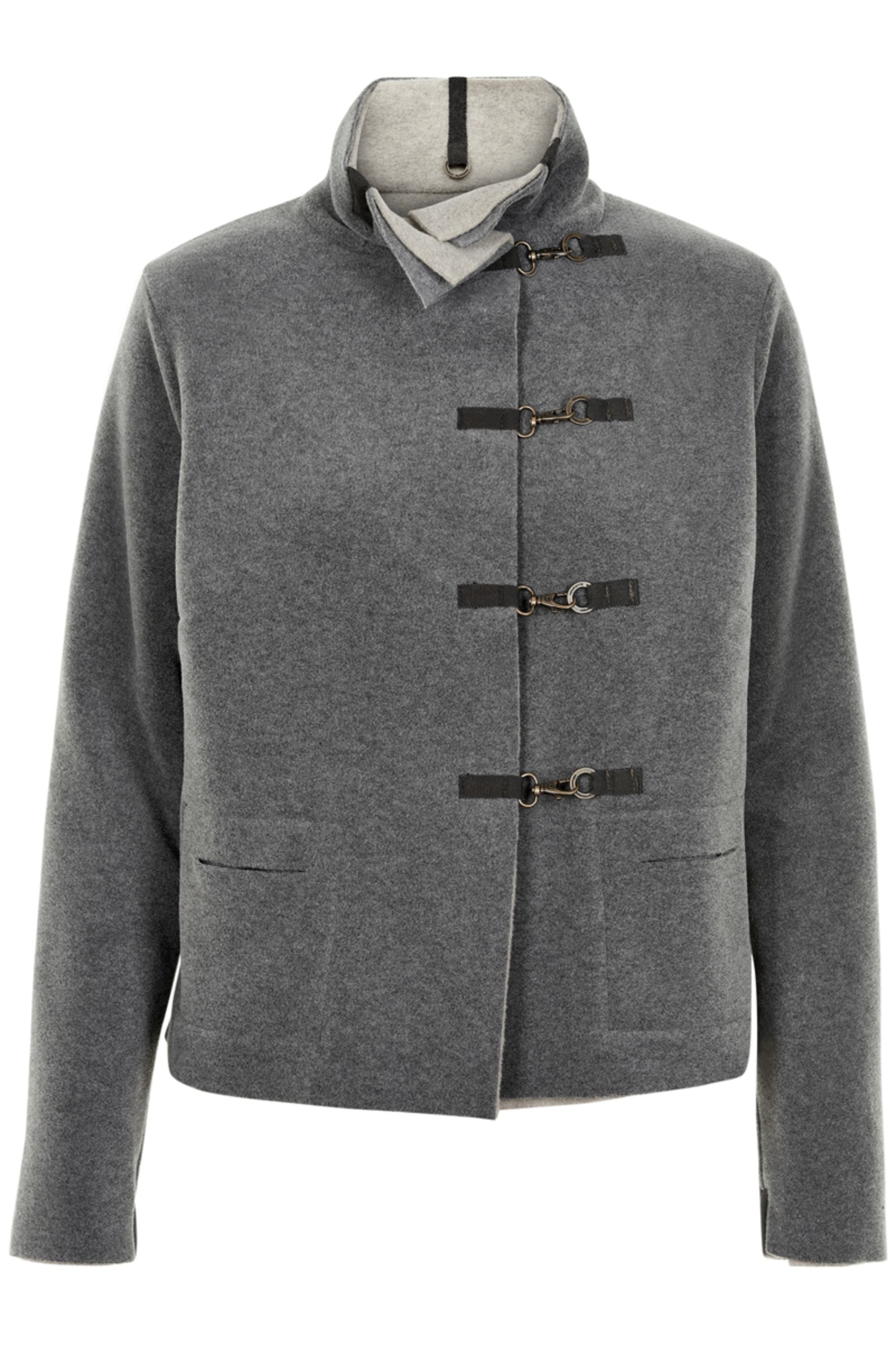 HENRIETTE STEFFENSEN COPENHAGEN BIKER JAKKE - 7112 JACKETS SAND/GREY 810