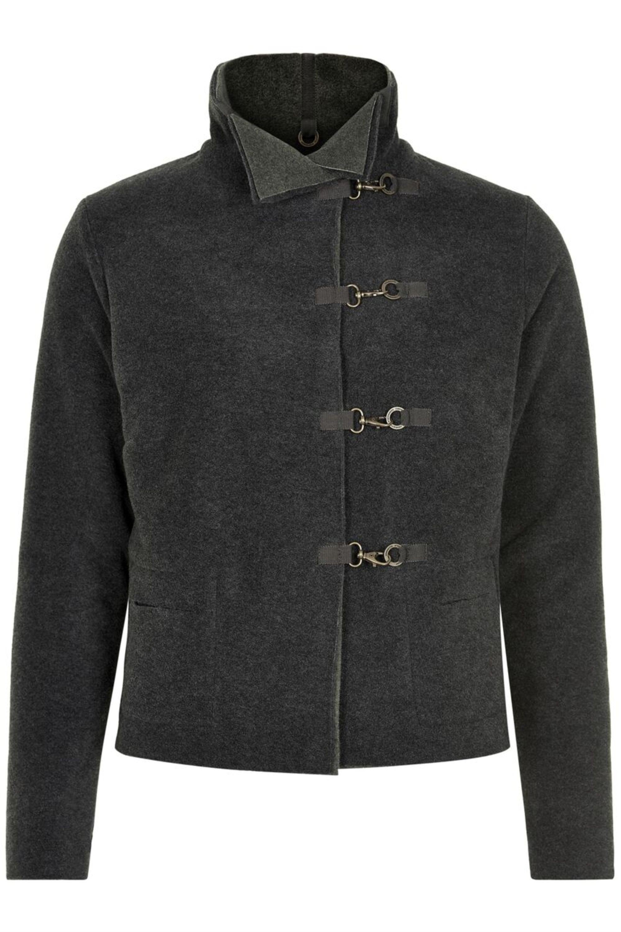 HENRIETTE STEFFENSEN COPENHAGEN BIKER JAKKE - 7112 JACKETS SOFT BLACK/FORREST 916