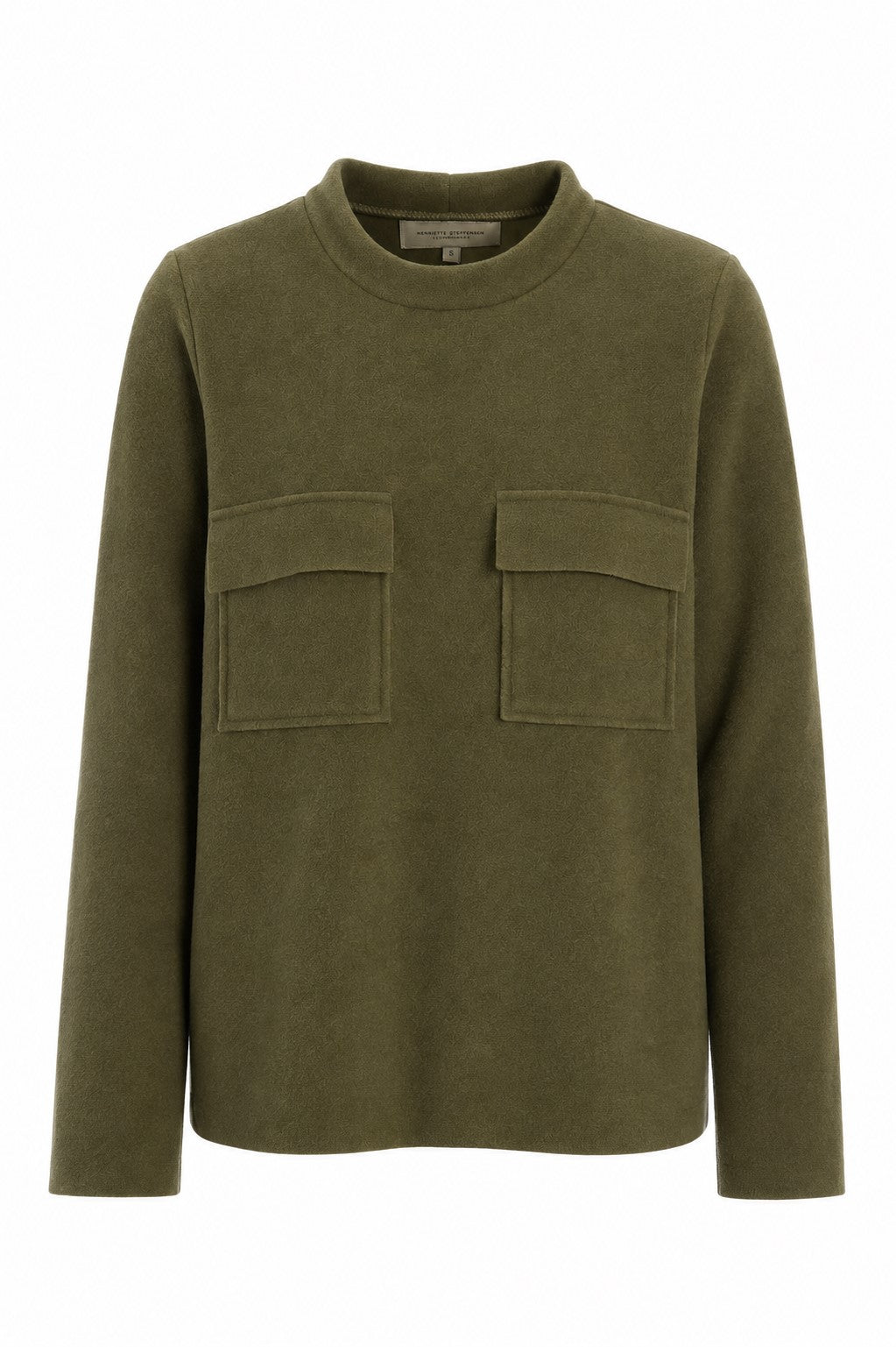 HENRIETTE STEFFENSEN COPENHAGEN BLOUSE MED LOMMER - 1415 BLUSER MOSS 611