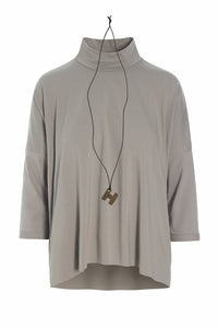 BLOUSE M/HALSKÆDE - 96100 - ELEPHANT