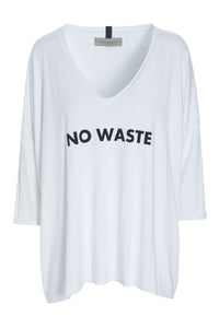 BLOUSE V-NECK PRINT - 96055 - WHITE