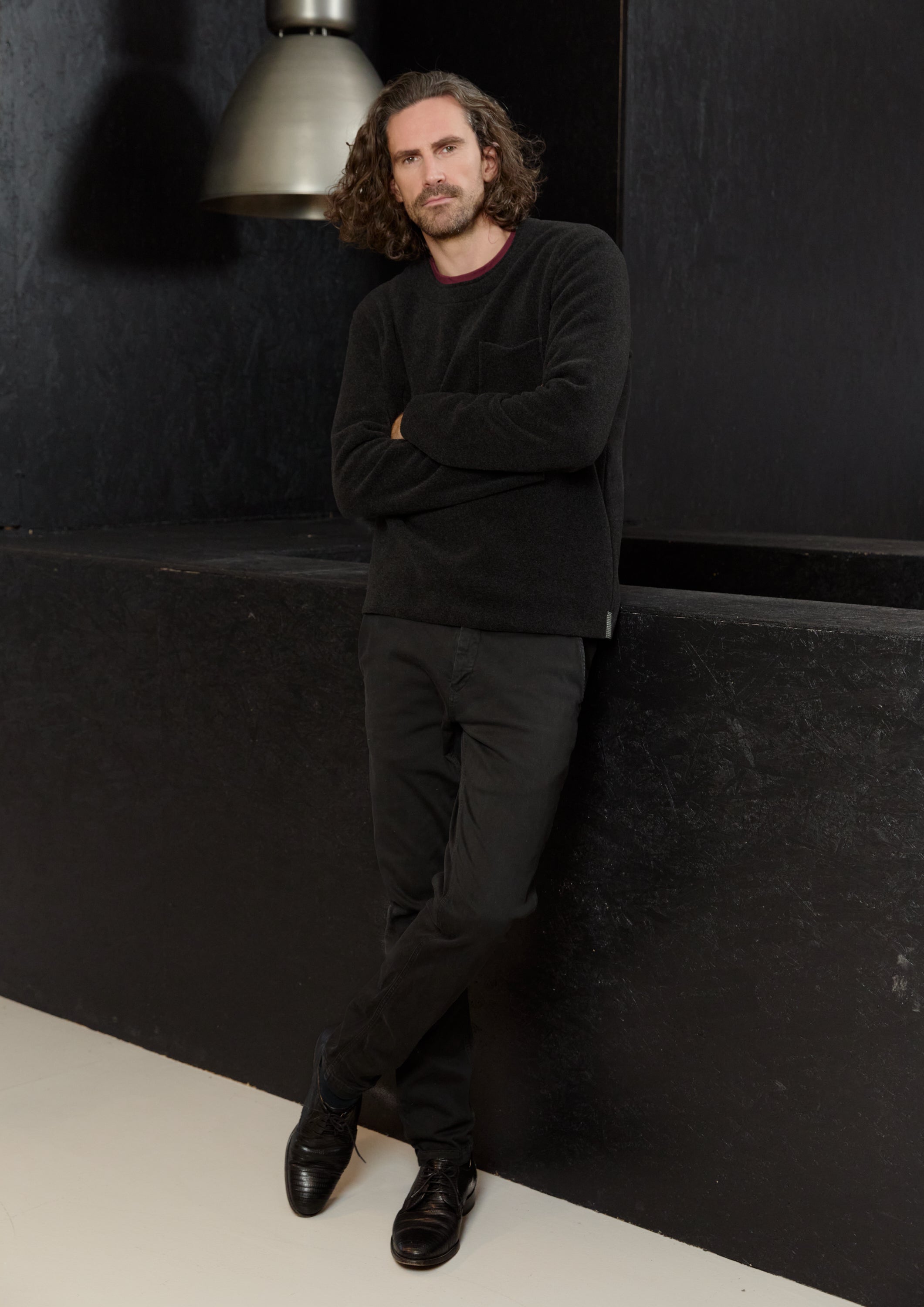 CARL BY STEFFENSEN COPENHAGEN BLUSE - 1057C BLOUSES & SWEATERS SOFT BLACK 914