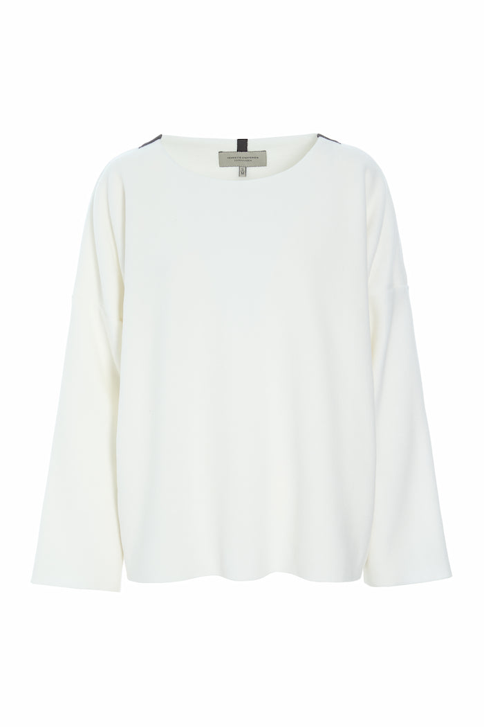 HENRIETTE STEFFENSEN COPENHAGEN BLUSE - 1366 BLUSER OFF WHITE 802