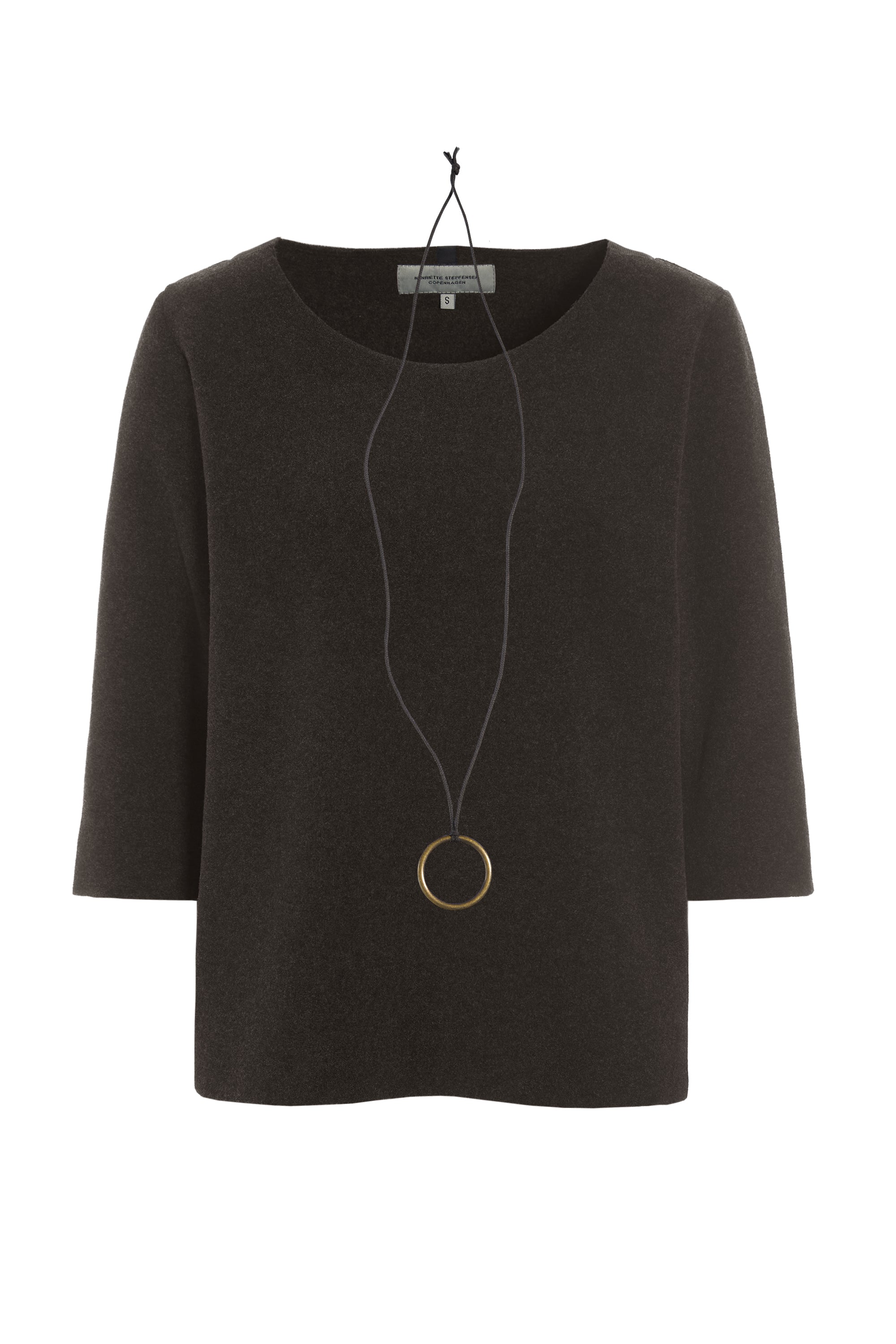 HENRIETTE STEFFENSEN COPENHAGEN BLUSE - 1368 BLUSER CHOCOLATE 844