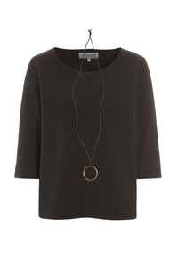 BLUSE - 1368 - CHOKOLATE