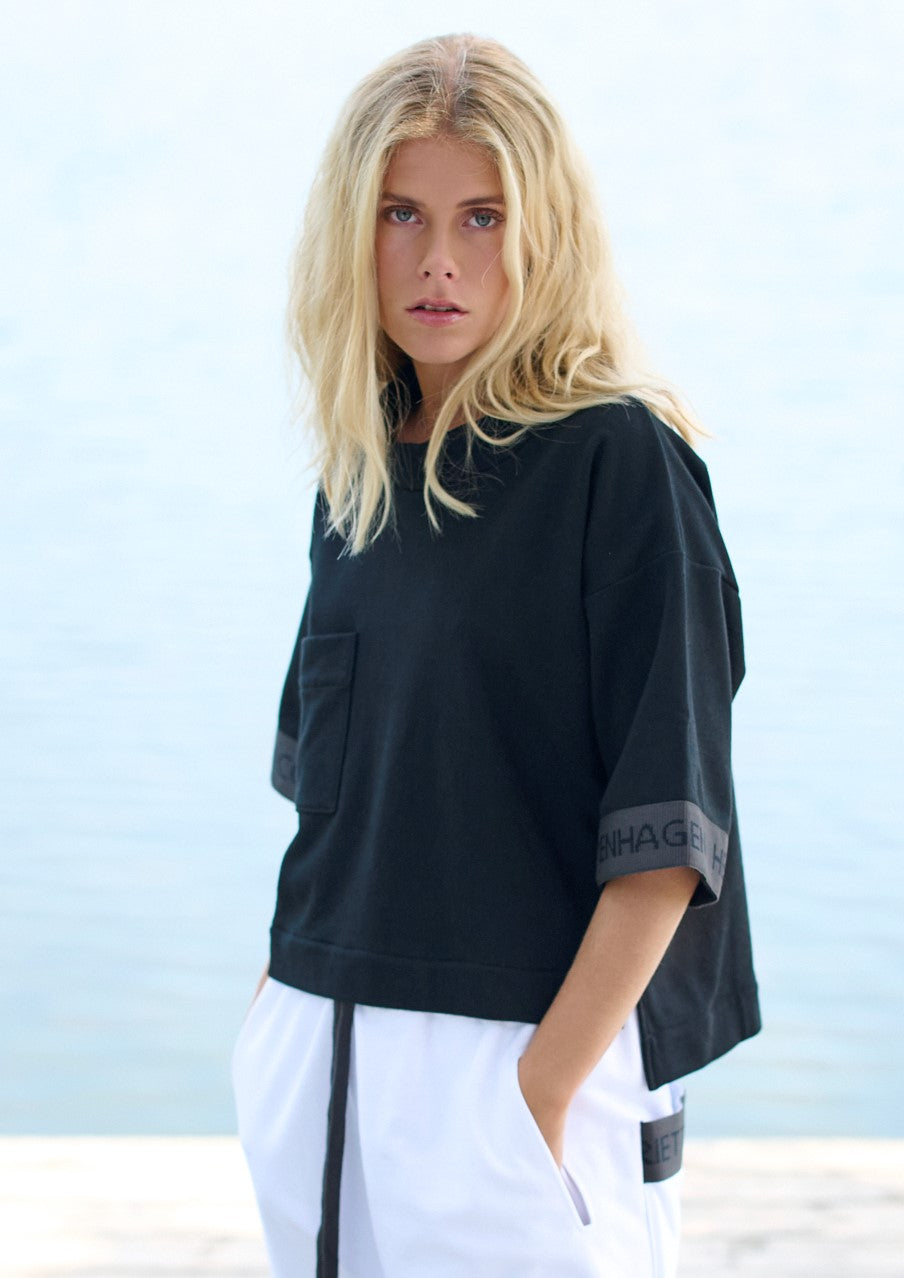 HENRIETTE STEFFENSEN COPENHAGEN BLUSE - 71601 BLUSER BLACK 900