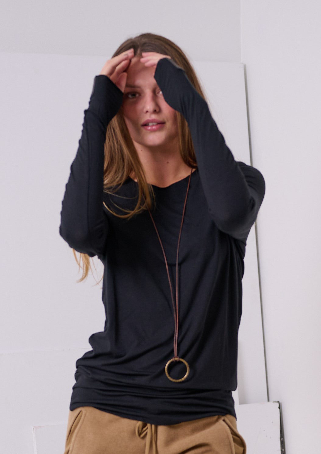 HENRIETTE STEFFENSEN COPENHAGEN BLUSE - 96046 BLUSER BLACK 900