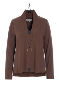 BLUSE - 96106 - CHOCOLATE