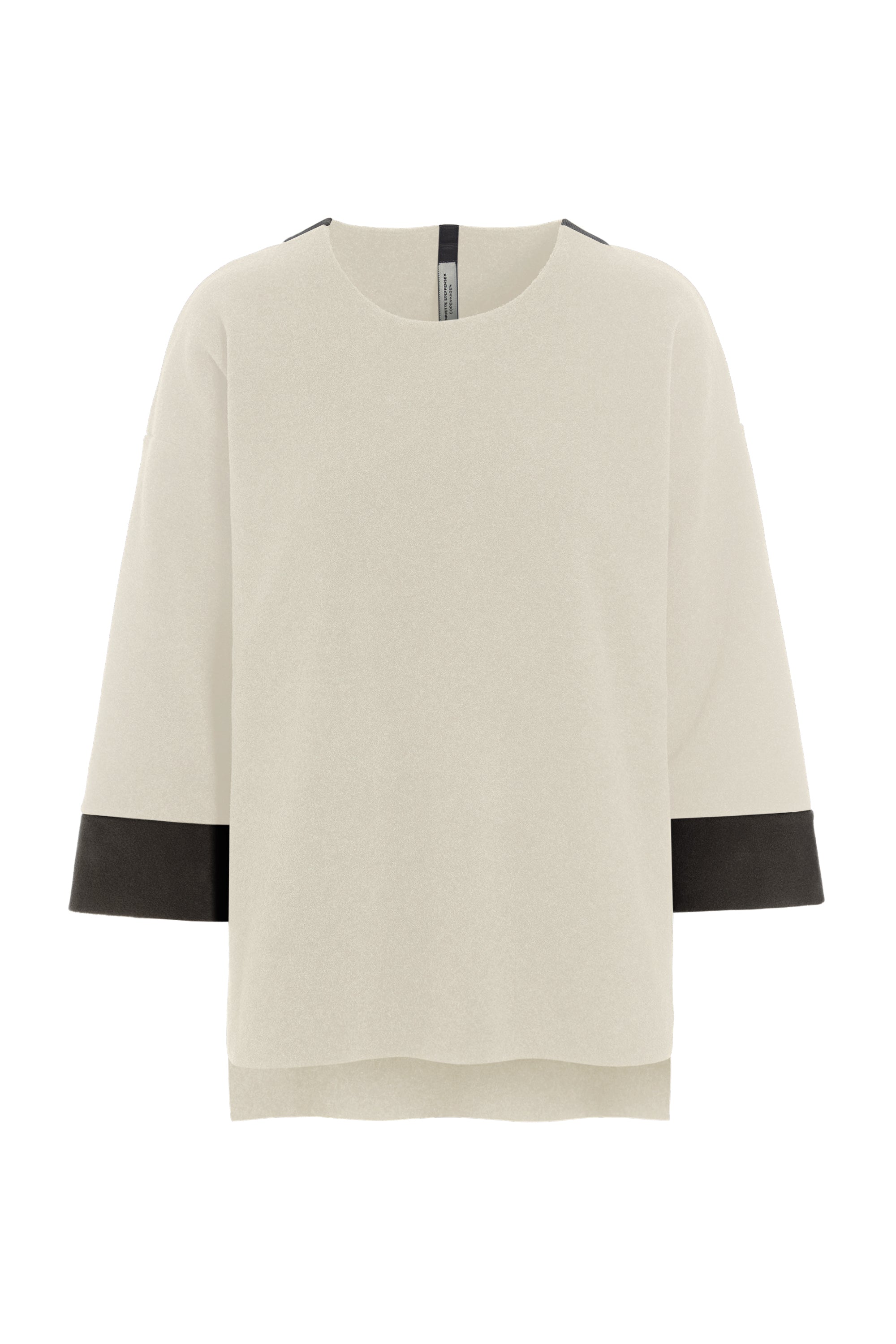 HENRIETTE STEFFENSEN COPENHAGEN BLUSE 2 FARVET - 1371 BLUSER KIT/CHOKOLATE 326