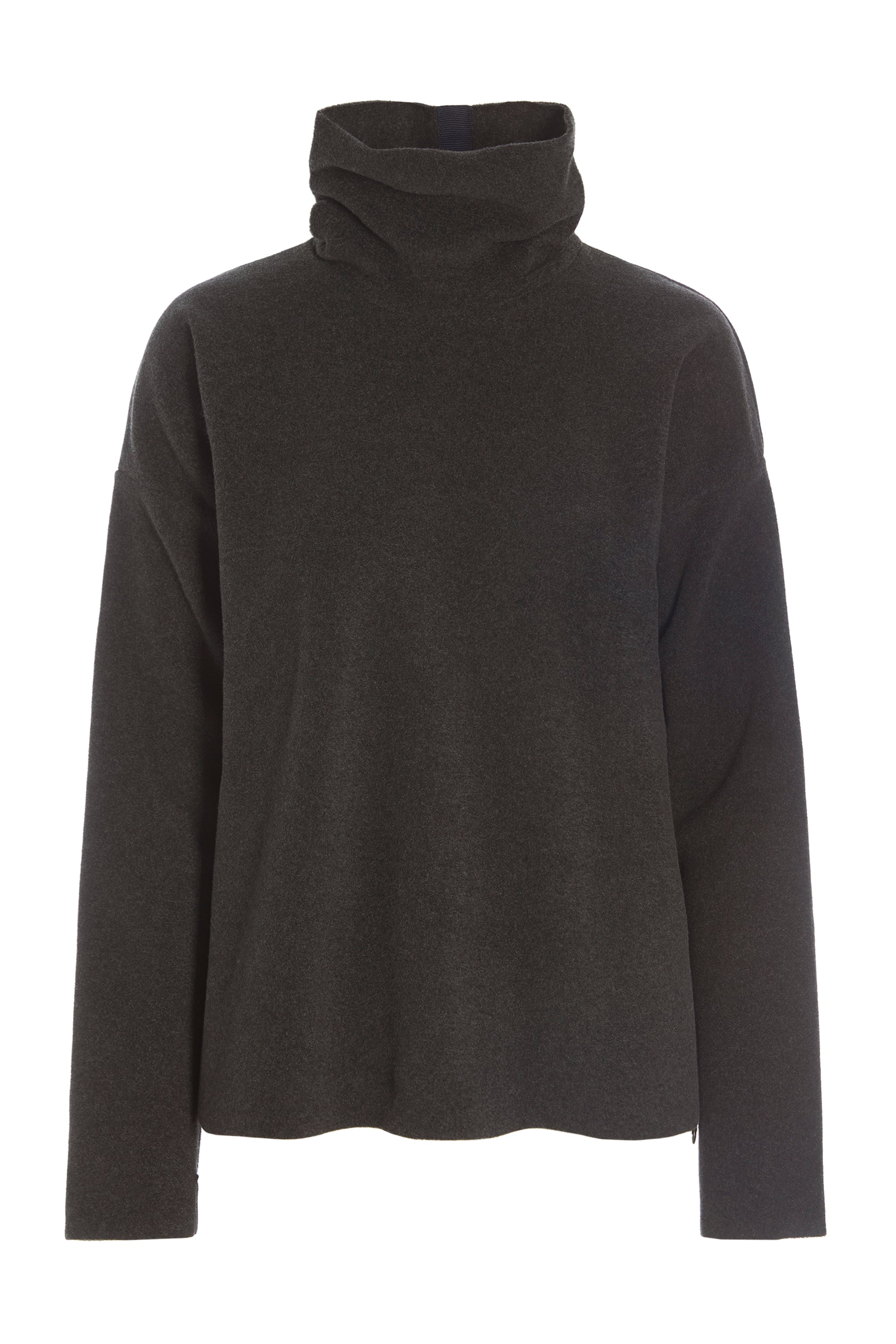 HENRIETTE STEFFENSEN COPENHAGEN BLUSE HØJ HALS - 1360 BLUSER CHOCOLATE 844