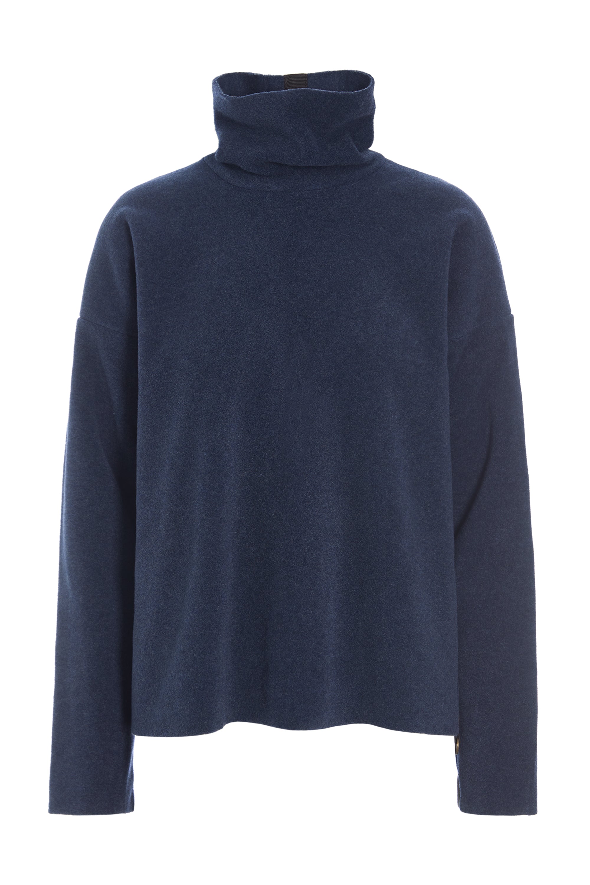 HENRIETTE STEFFENSEN COPENHAGEN BLUSE HØJ HALS - 1360 BLUSER DENIM 767