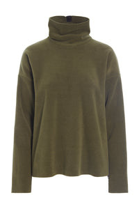 BLUSE HØJ HALS - 1360 - MOSS