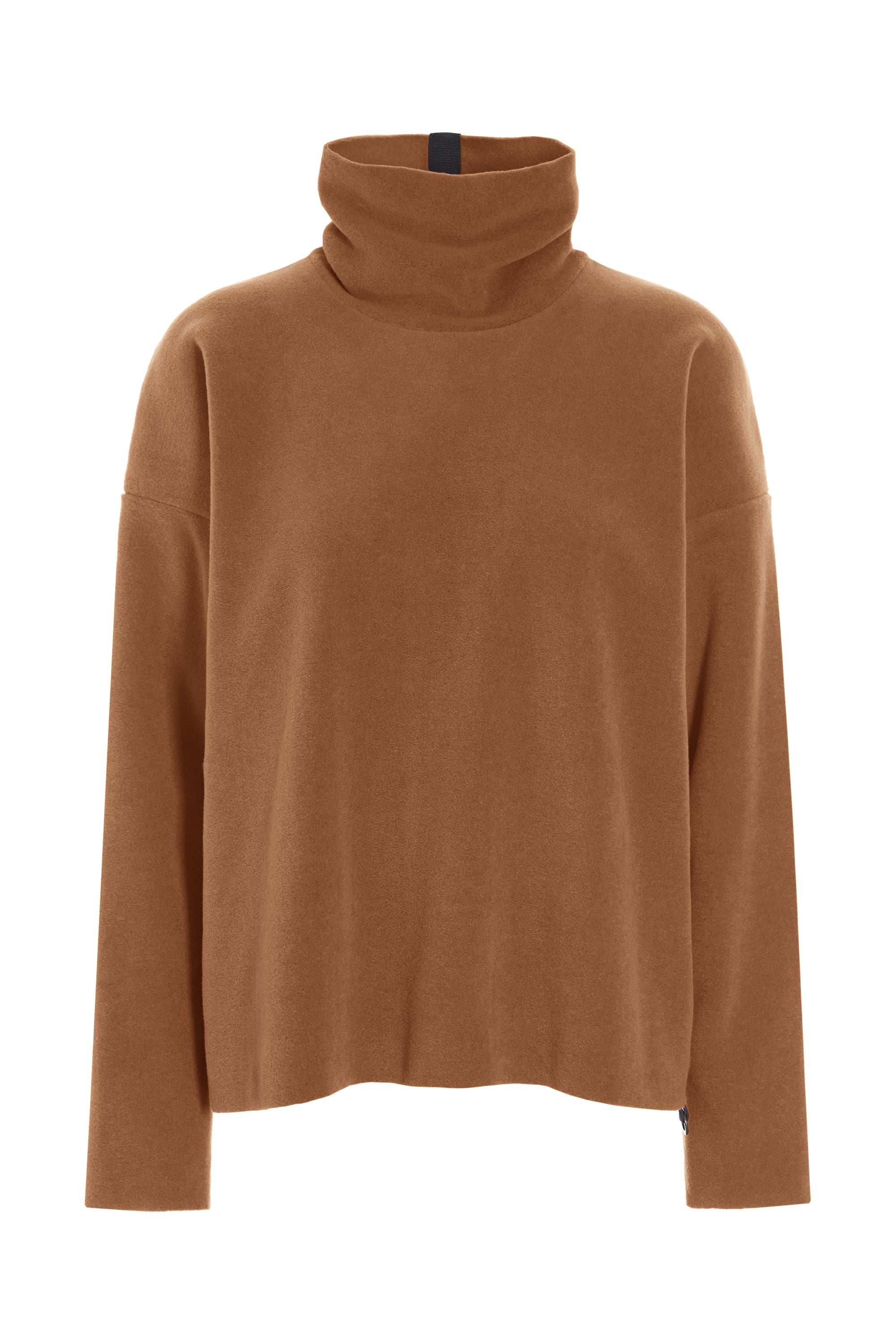 HENRIETTE STEFFENSEN COPENHAGEN BLUSE HØJ HALS - 1360 BLUSER RUST 706