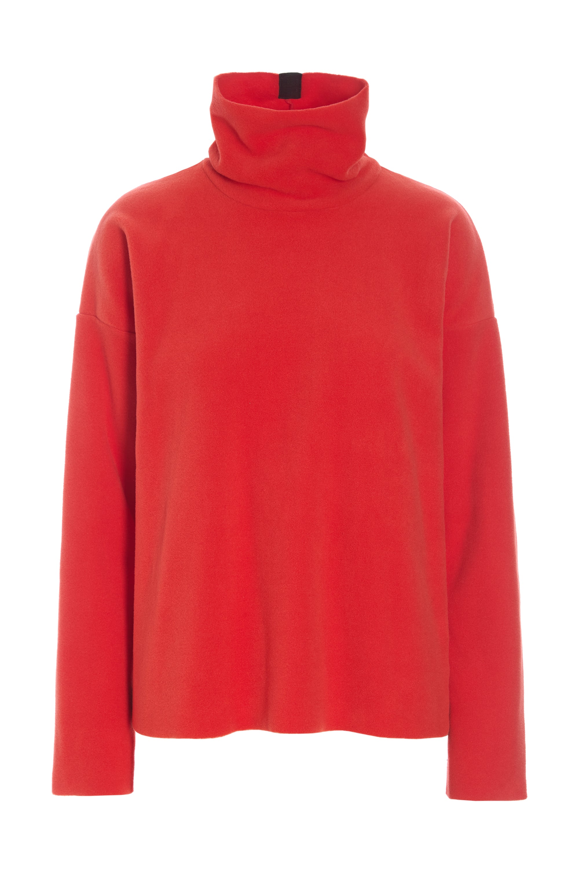HENRIETTE STEFFENSEN COPENHAGEN BLUSE HØJ HALS - 1360 BLUSER TOMATO 845