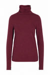 BLUSE HØJ HALS - 96079 - BORDEAUX