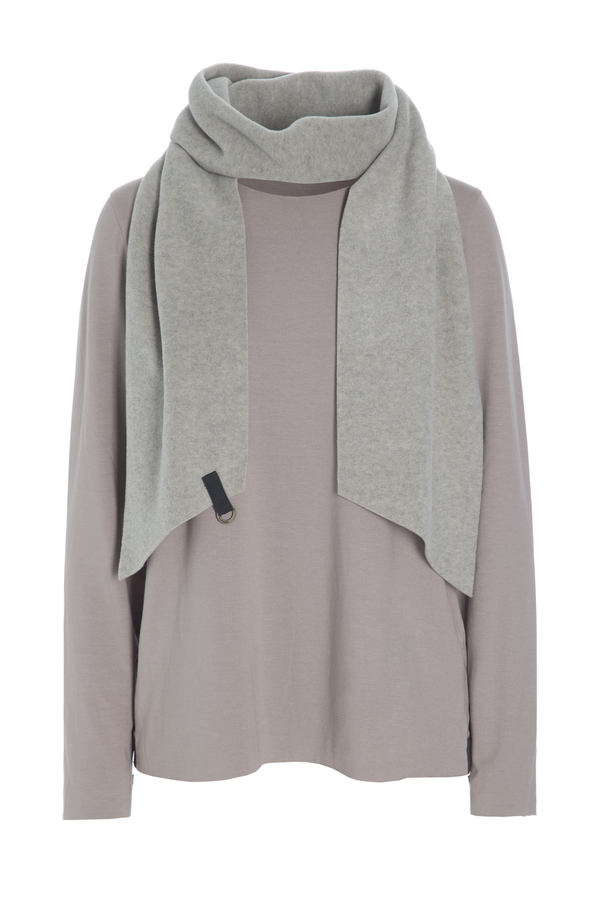 HENRIETTE STEFFENSEN COPENHAGEN BLUSE MED HALSTØRKLÆDE - 1331MIX BLUSER SAND/SAND 812