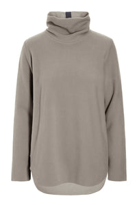 BLUSE MED HØJ HALS - 1348 - ELEPHANT