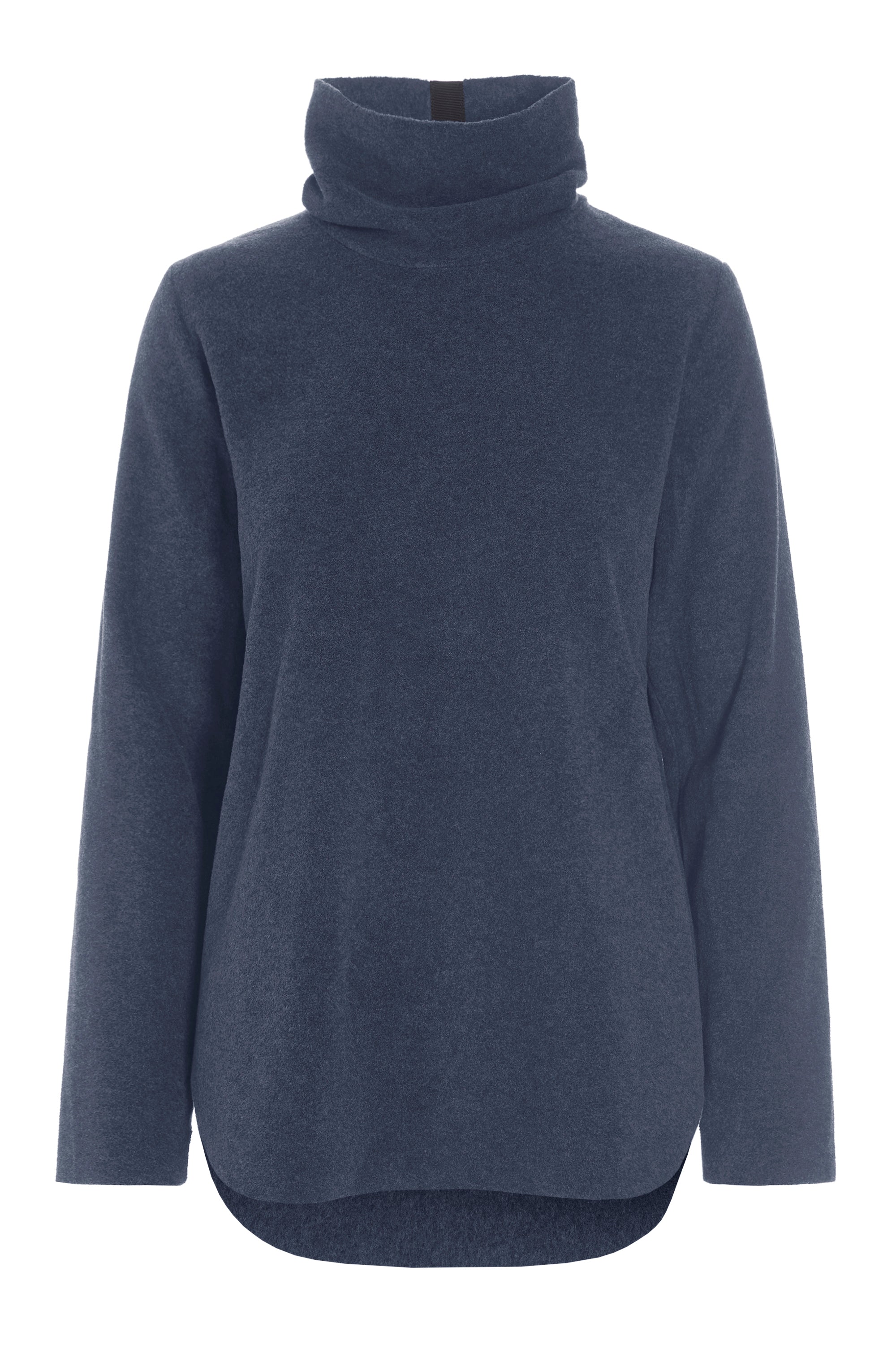 HENRIETTE STEFFENSEN COPENHAGEN BLUSE MED HØJ HALS - 1348 BLUSER EVENING BLUE 690