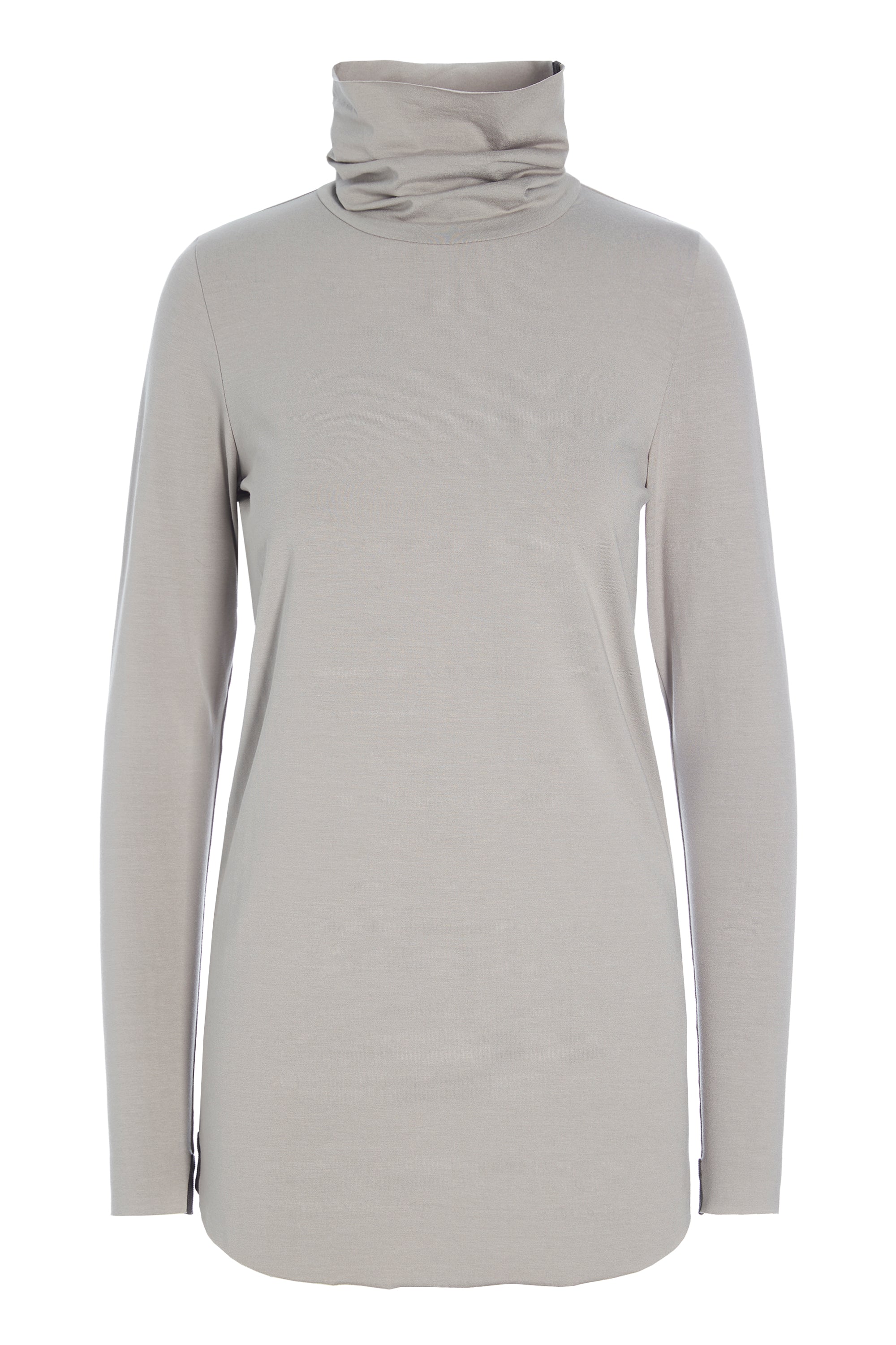 HENRIETTE STEFFENSEN COPENHAGEN BLUSE MED HØJ HALS - 96073 BLUSER SAND 805