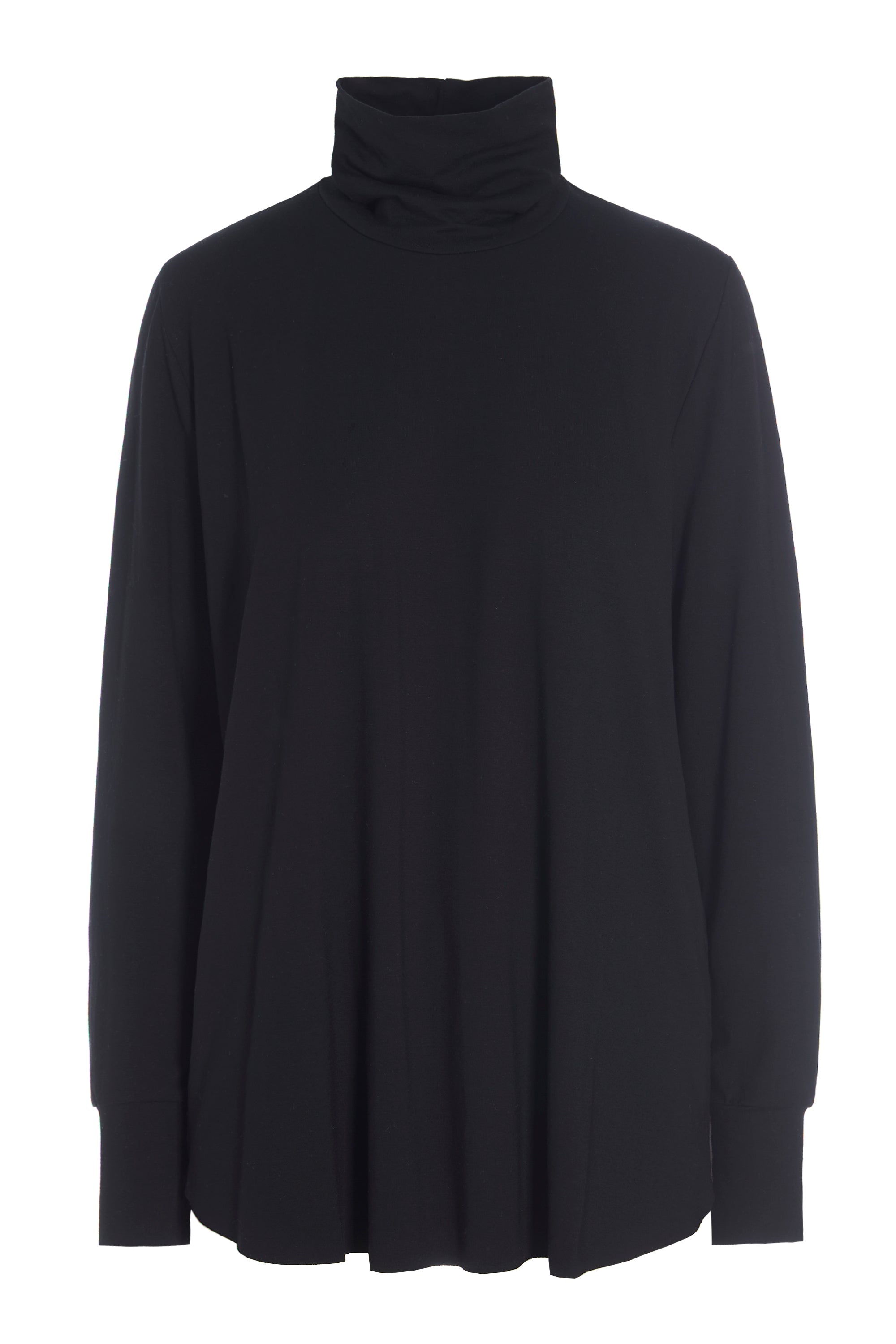 HENRIETTE STEFFENSEN COPENHAGEN BLUSE MED HØJ HALS - 96077 BLUSER BLACK 900