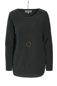 BLUSE MED SIGNATUR SMYKKE - 1332 - FORREST