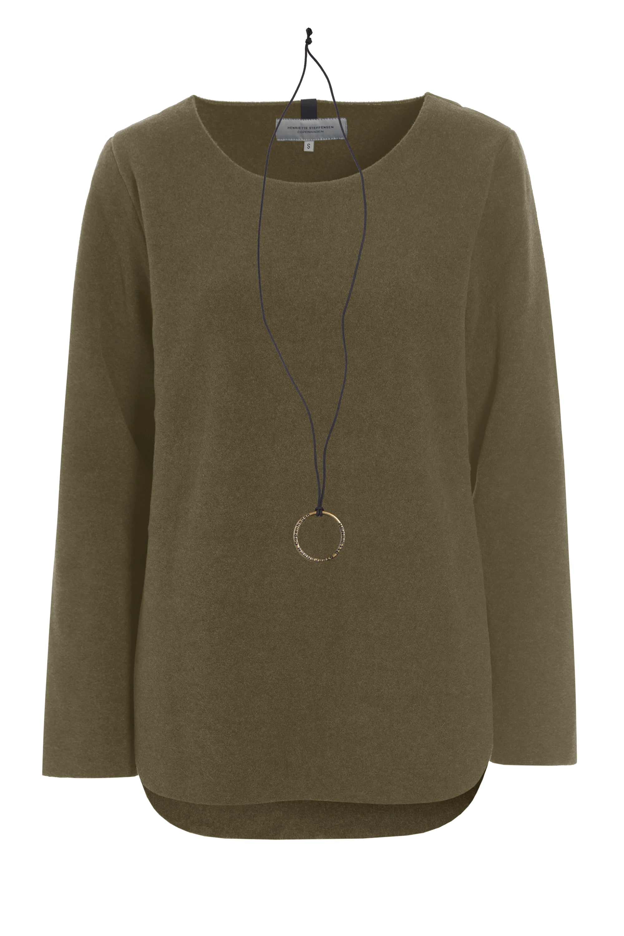 HENRIETTE STEFFENSEN COPENHAGEN BLUSE MED SIGNATUR SMYKKE - 1332 BLUSER MOSS 611