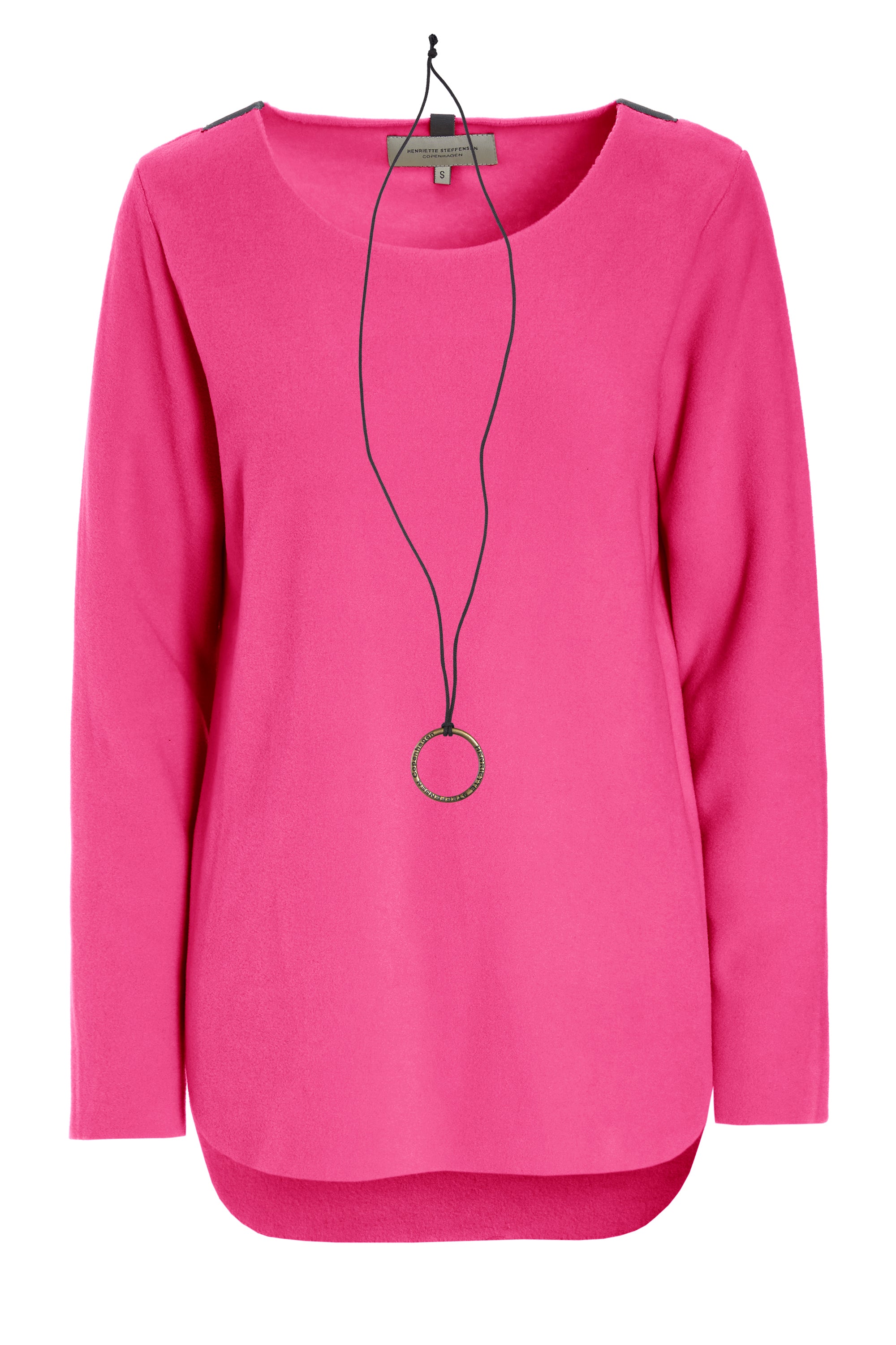 HENRIETTE STEFFENSEN COPENHAGEN BLUSE MED SIGNATUR SMYKKE - 1332 BLUSER PINK 369