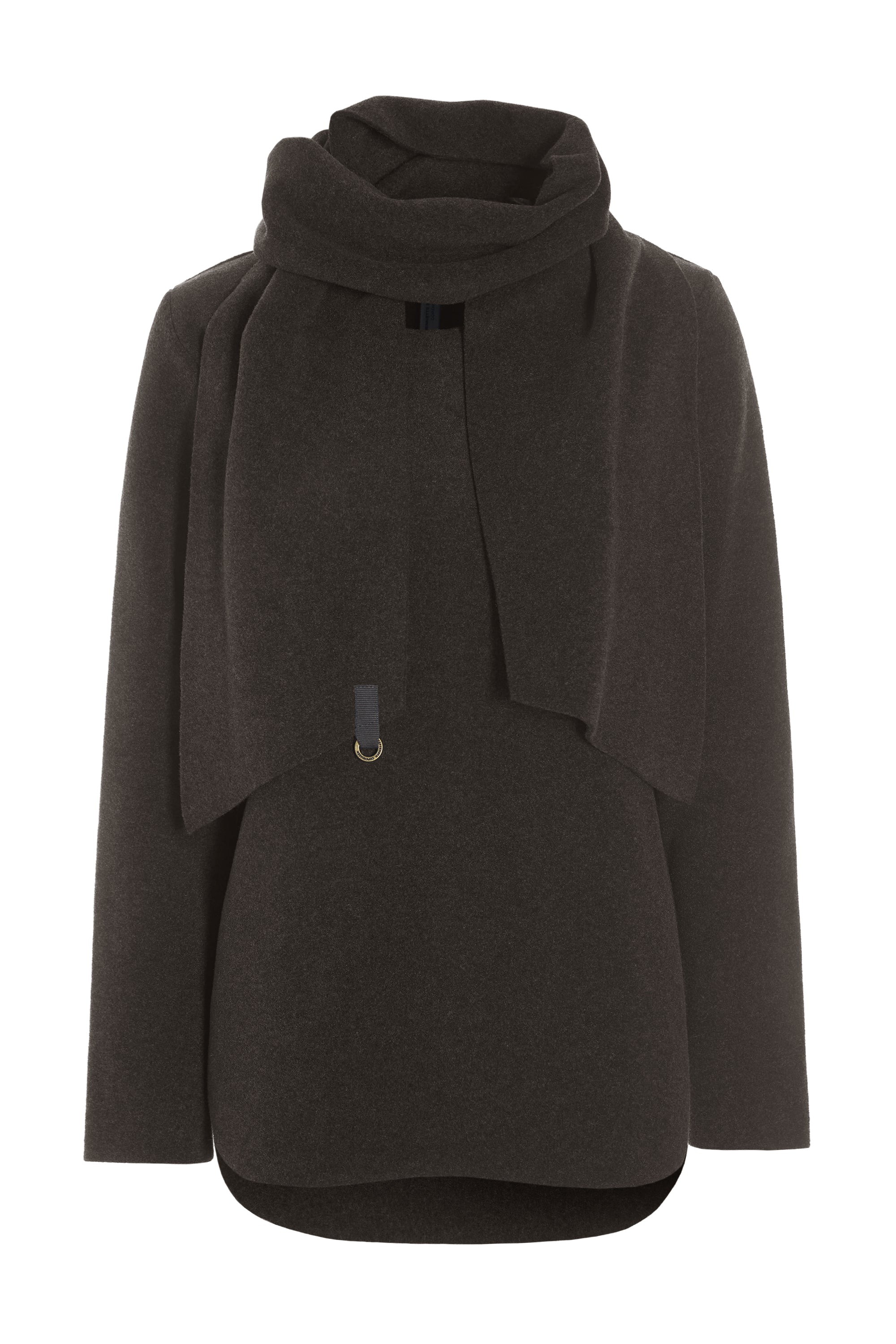 HENRIETTE STEFFENSEN COPENHAGEN BLUSE MED TØRKLÆDE - 1373 BLUSER CHOCOLATE 844