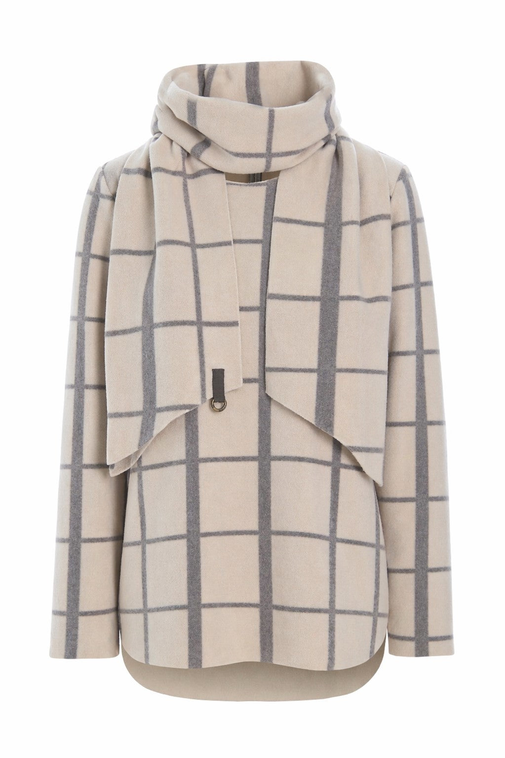 HENRIETTE STEFFENSEN COPENHAGEN BLUSE MED TØRKLÆDE - 1373P BLUSER CLAN PRINT KIT 780