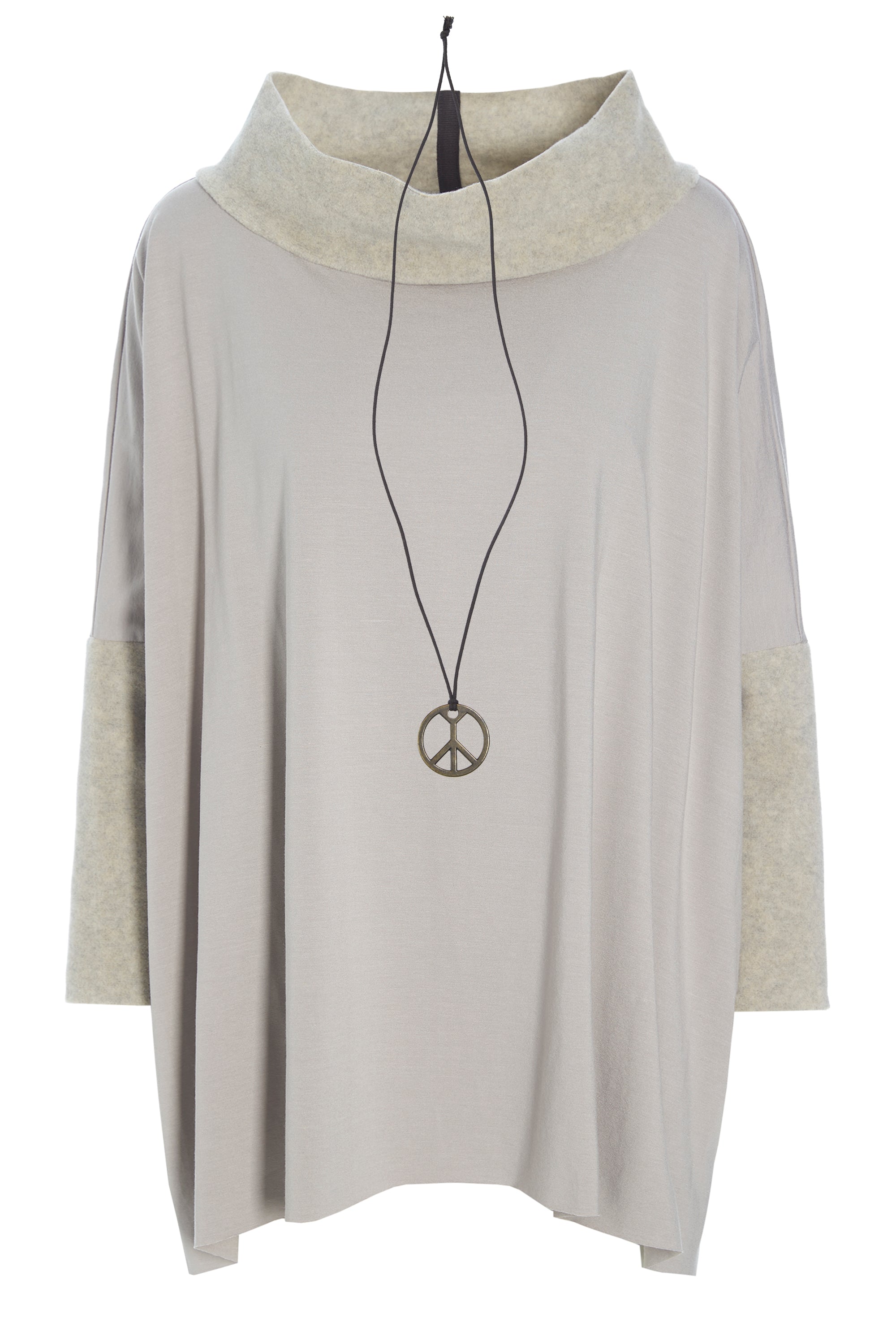 HENRIETTE STEFFENSEN COPENHAGEN BLUSE MIX - 1354  SAND/SAND 812