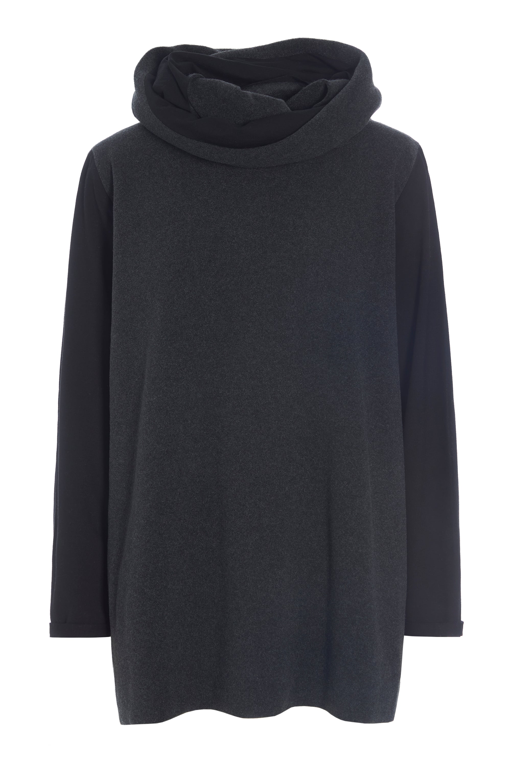 HENRIETTE STEFFENSEN COPENHAGEN BLUSE MIX - 1375 BLUSER BLACK/SOFT BLACK 923