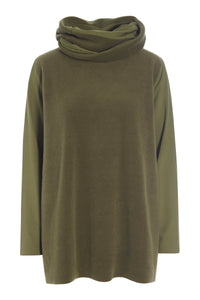 BLUSE MIX - 1375 - MOSS/MOSS