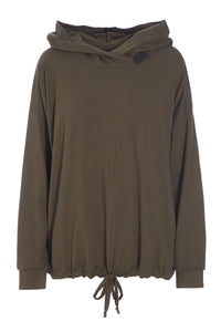 BLUSE M/HÆTTE - 96059 - BARK