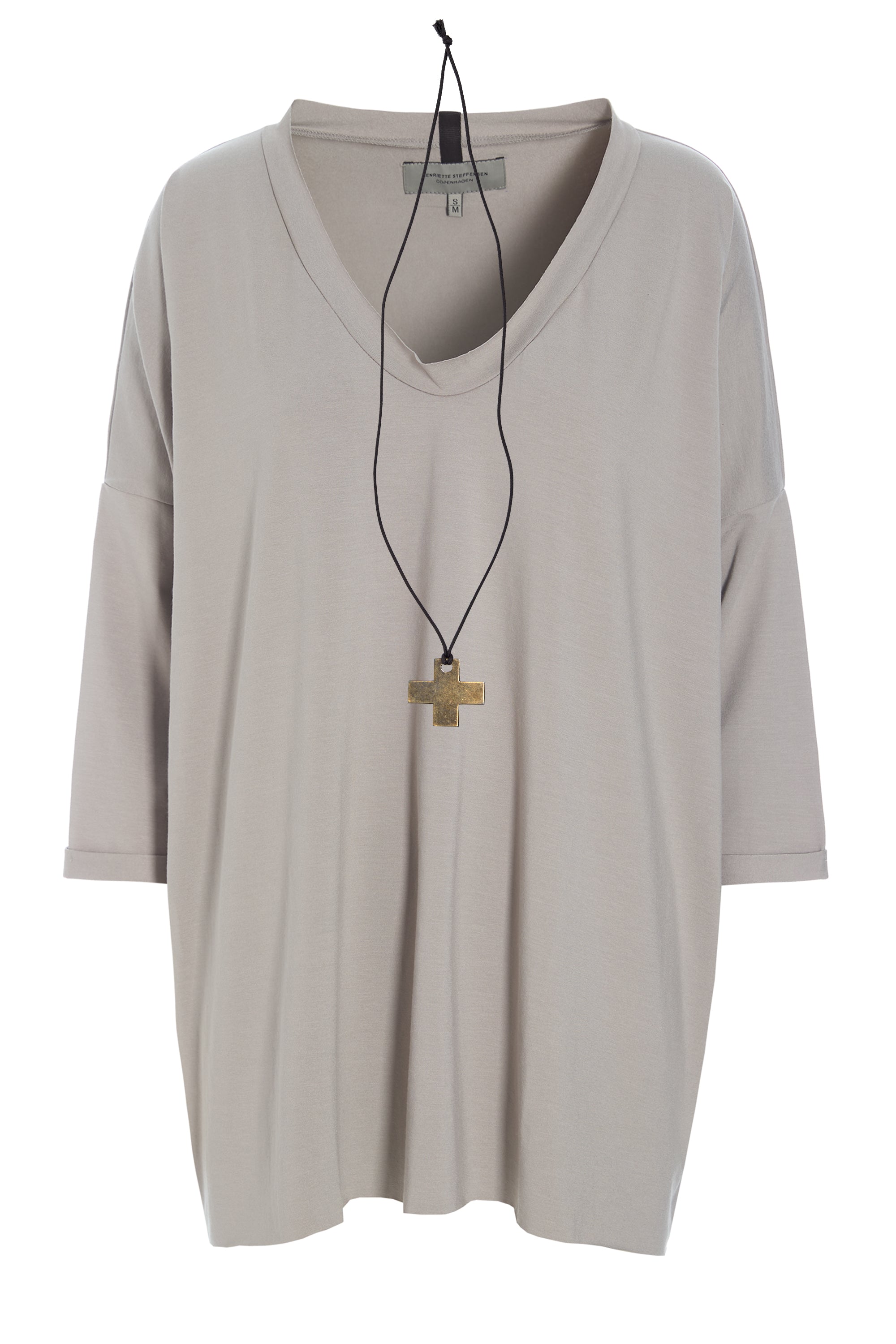 HENRIETTE STEFFENSEN COPENHAGEN BLUSE M/HALSKÆDE - 96083 BLUSER SAND 805