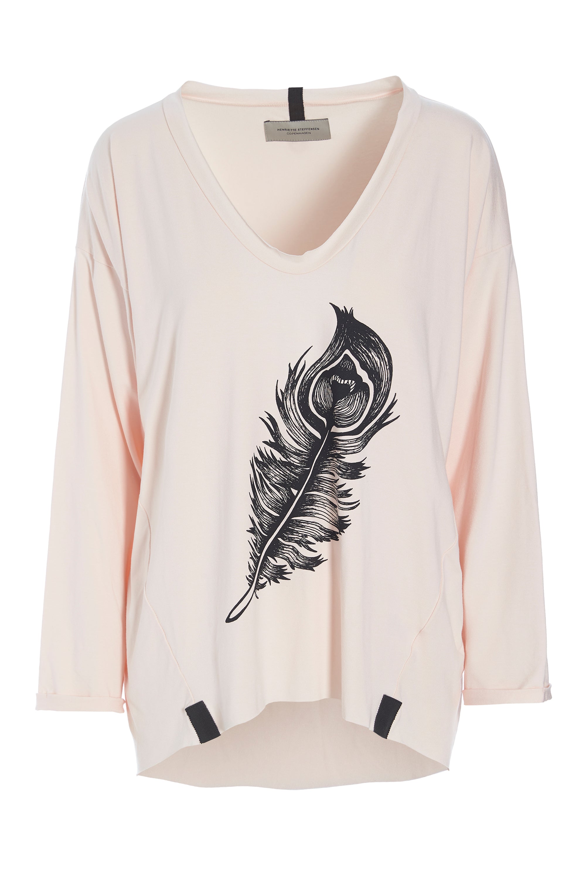 HENRIETTE STEFFENSEN COPENHAGEN BLUSE M/PRINT - 96062 BLUSER SOFT ROSE 412