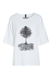 BLUSE M/PRINT - 96064P - WHITE
