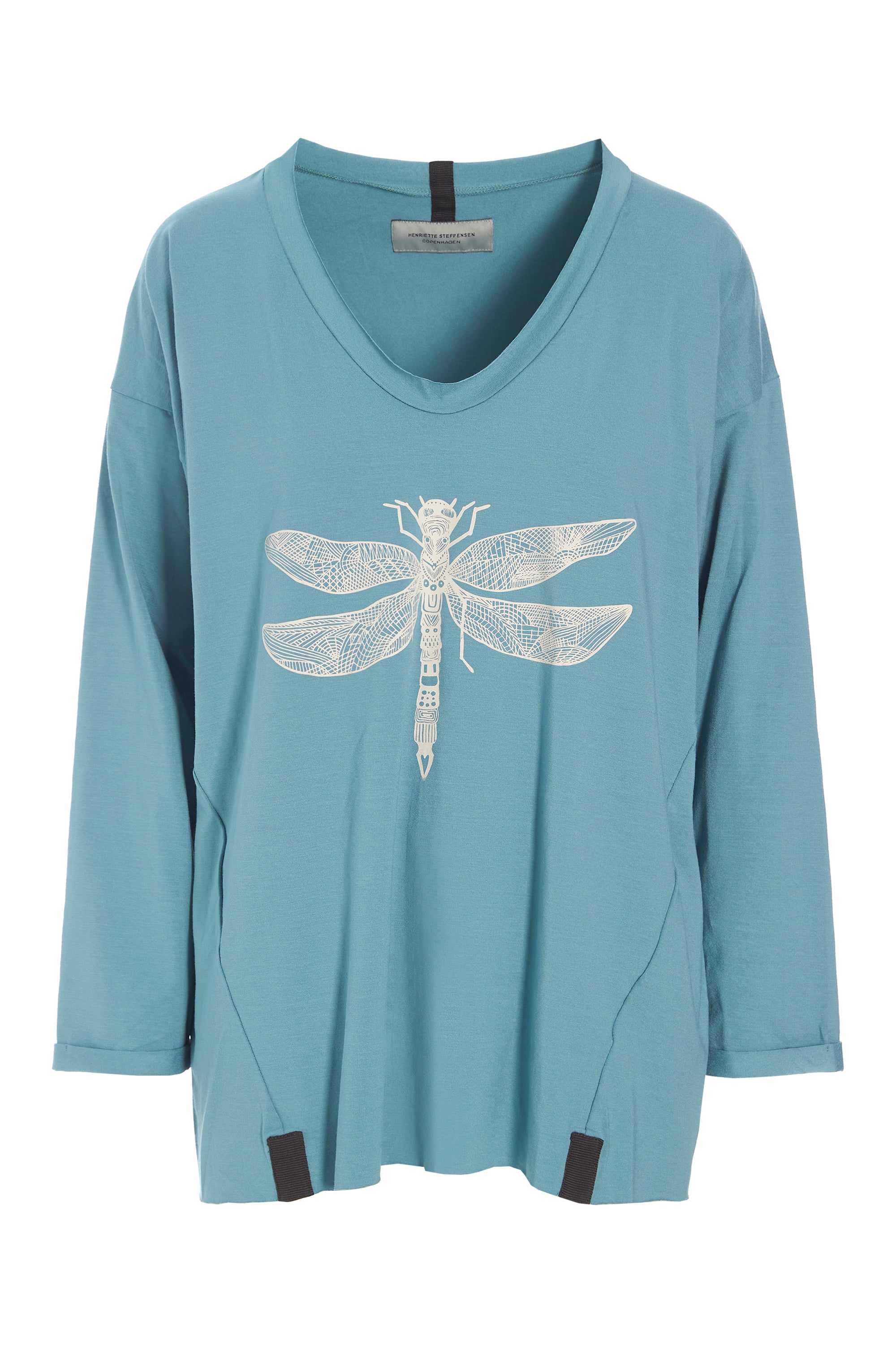HENRIETTE STEFFENSEN COPENHAGEN BLUSE M/PRINT - 96068 BLUSER SALVIE 670