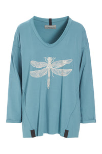 BLUSE M/PRINT - 96068 - SALVIE